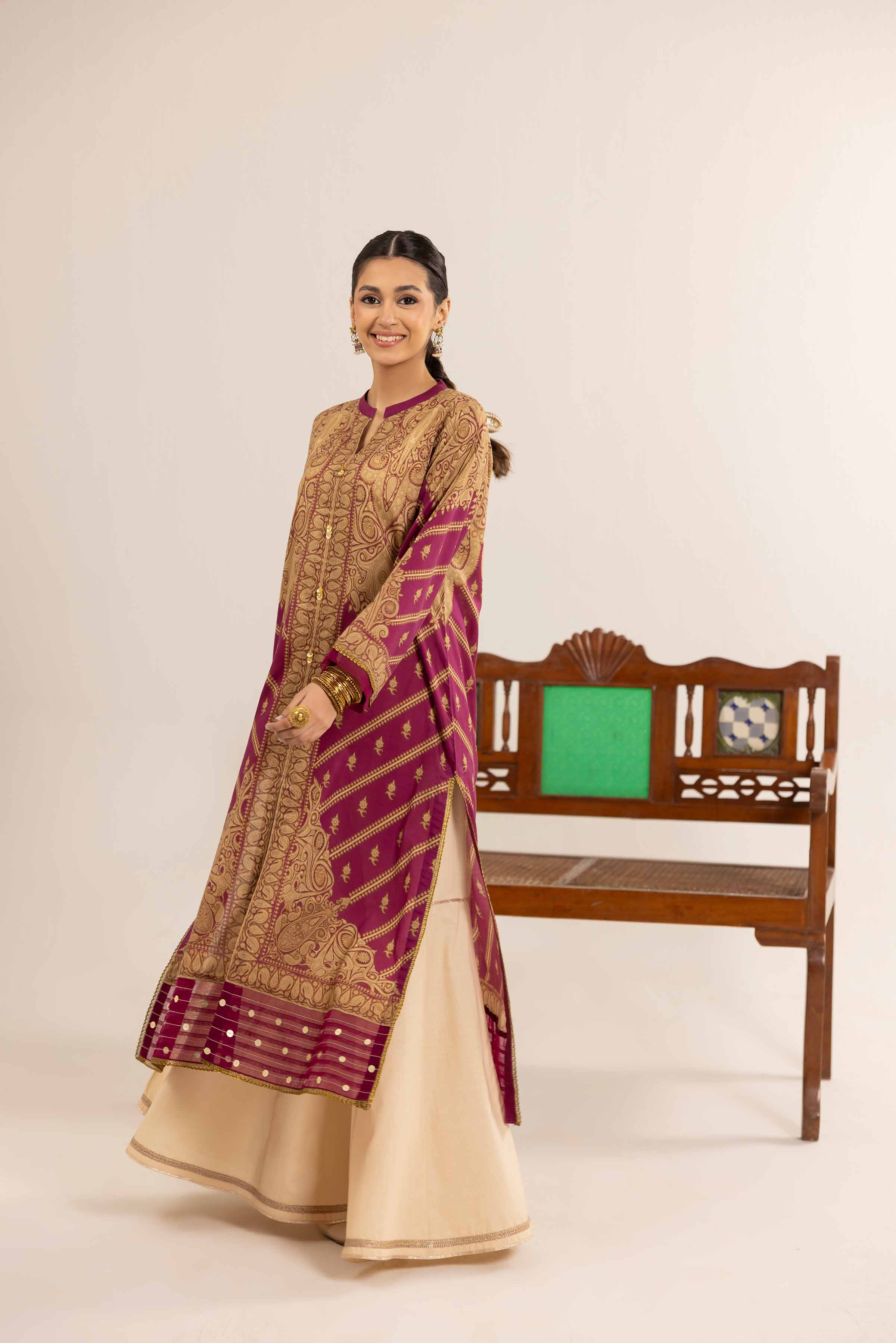 Printed Embroidered Shirt - PE25-60