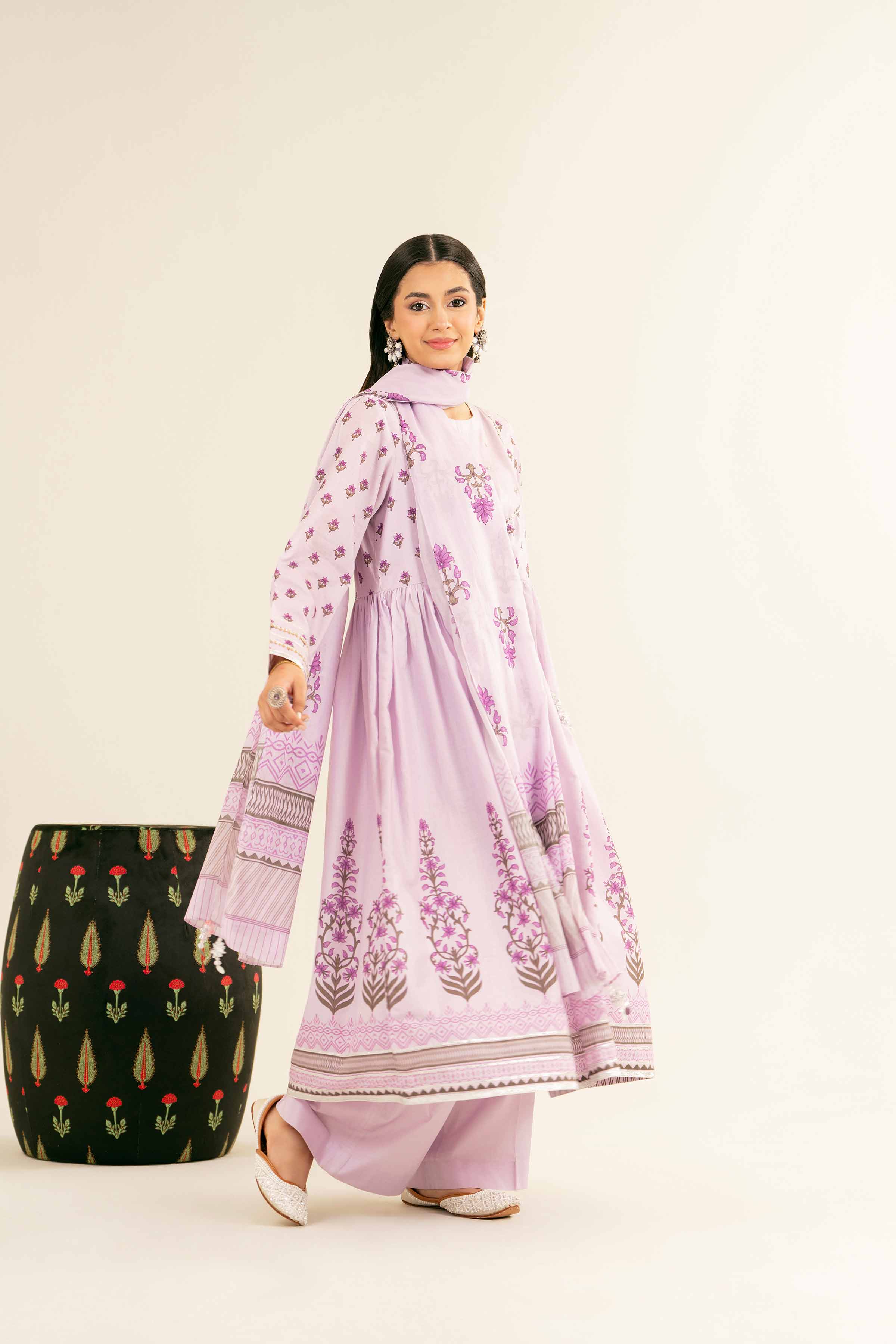 3 Piece - Printed Suit - PE25-68