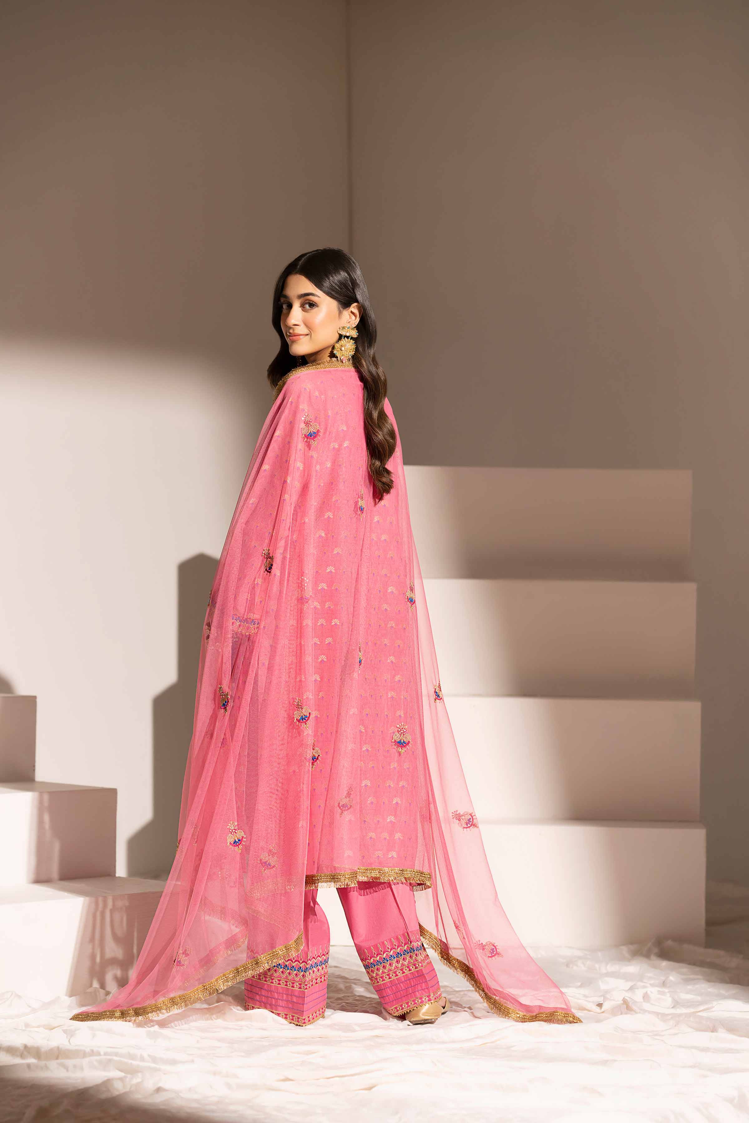 3 Piece - Embroidered Suit - PE25-76
