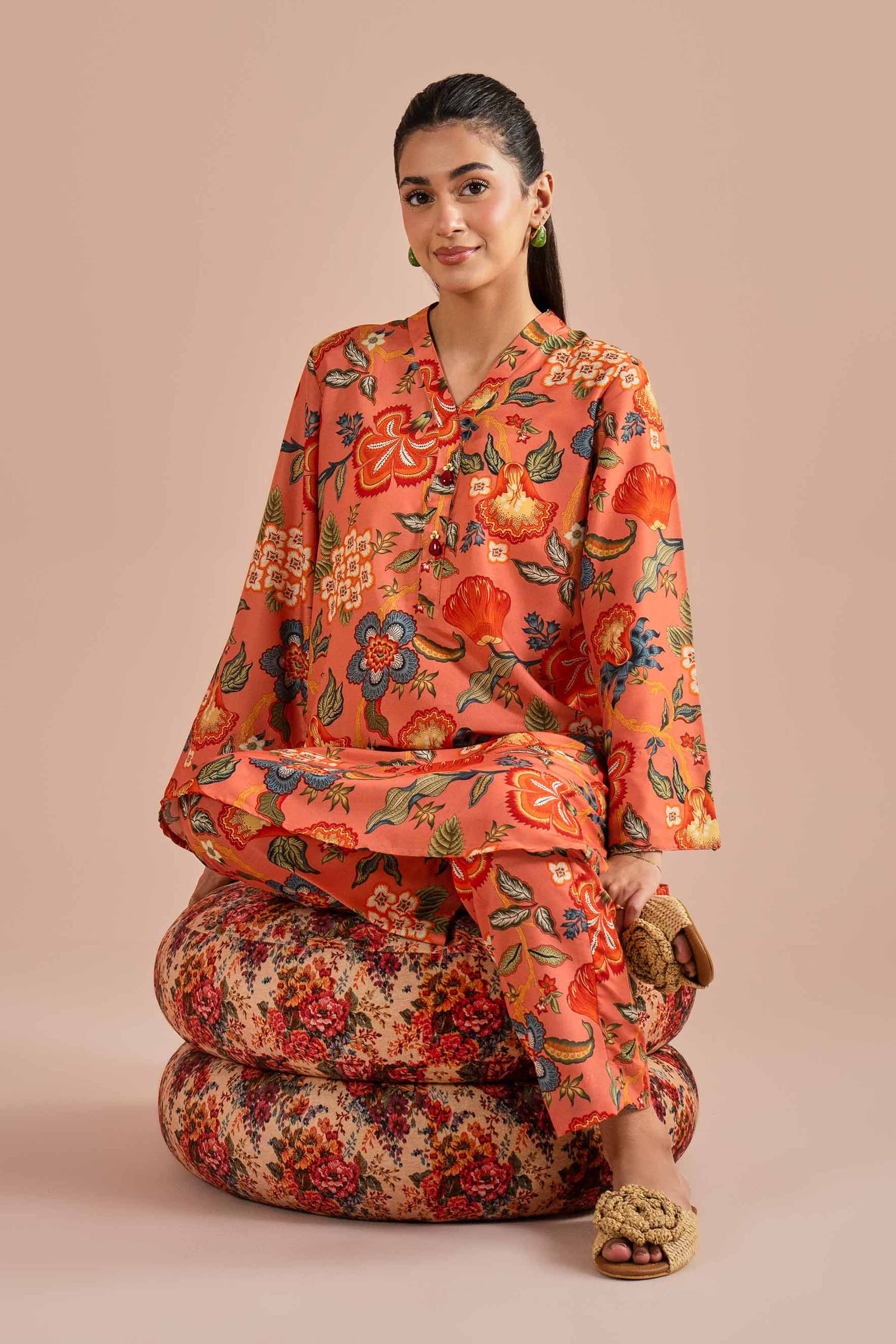 2 Piece - Printed Suit - PE26-11