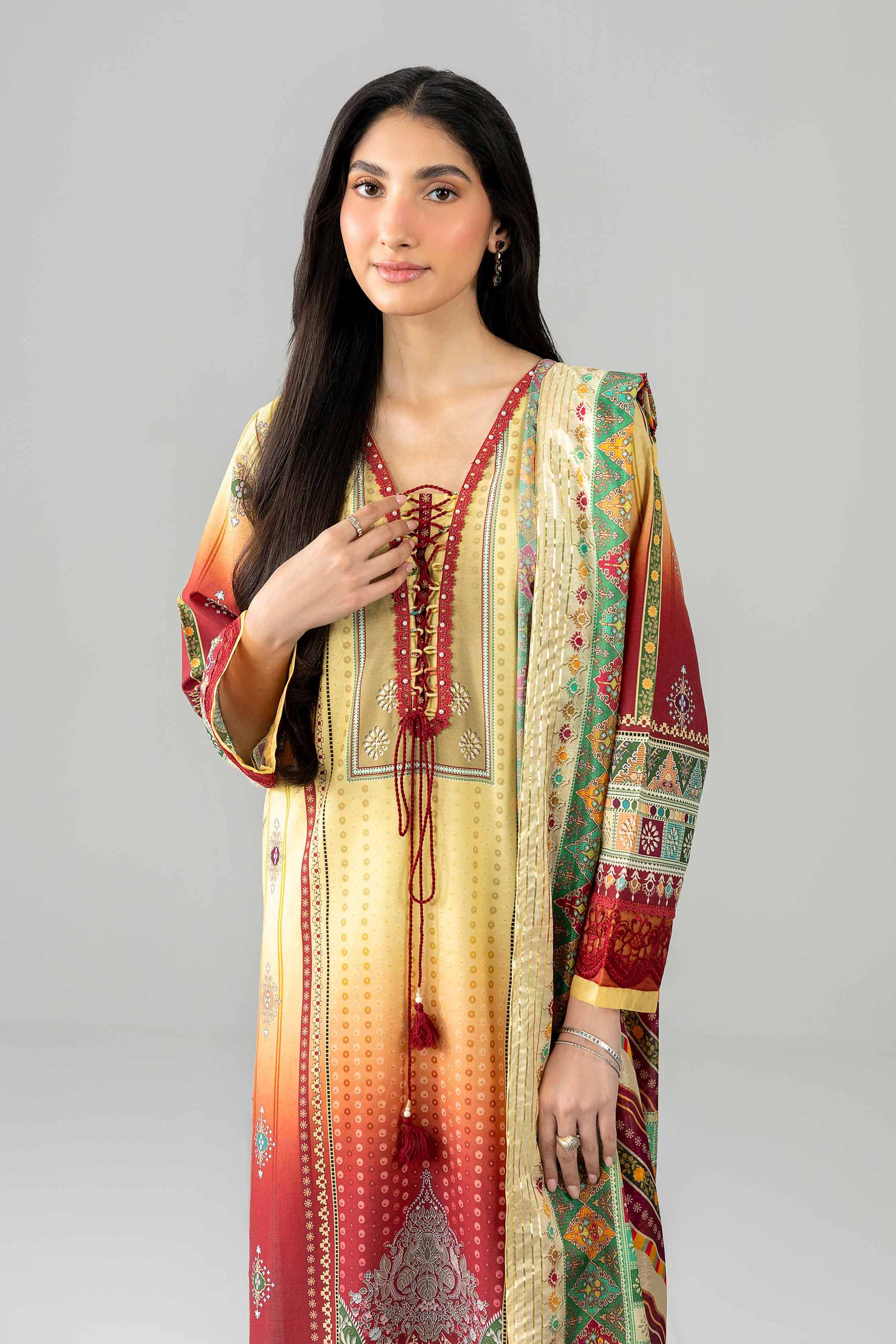 2 Piece - Embroidered Suit - PE26-134