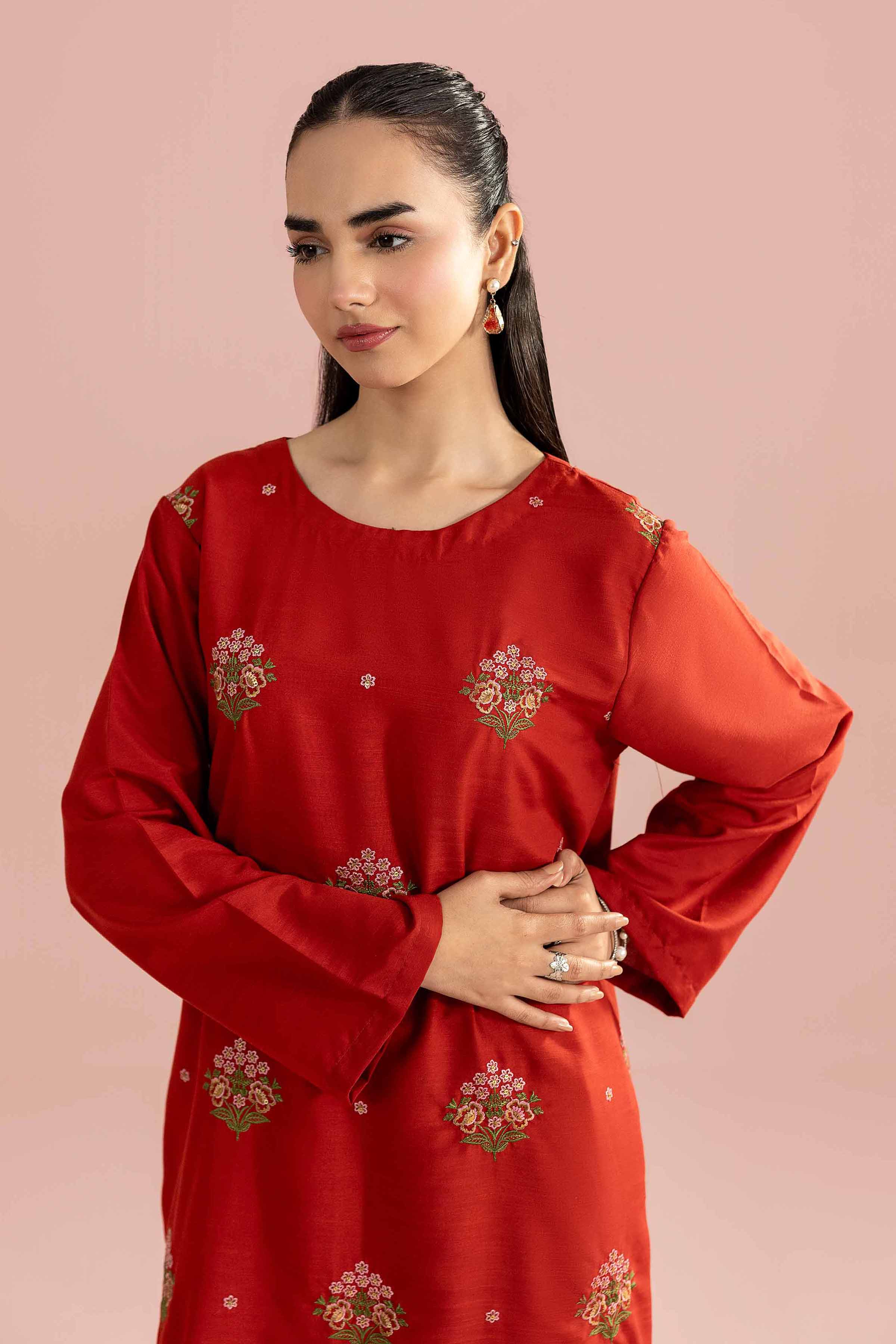 2 Piece - Embroidered Suit - PE26-160