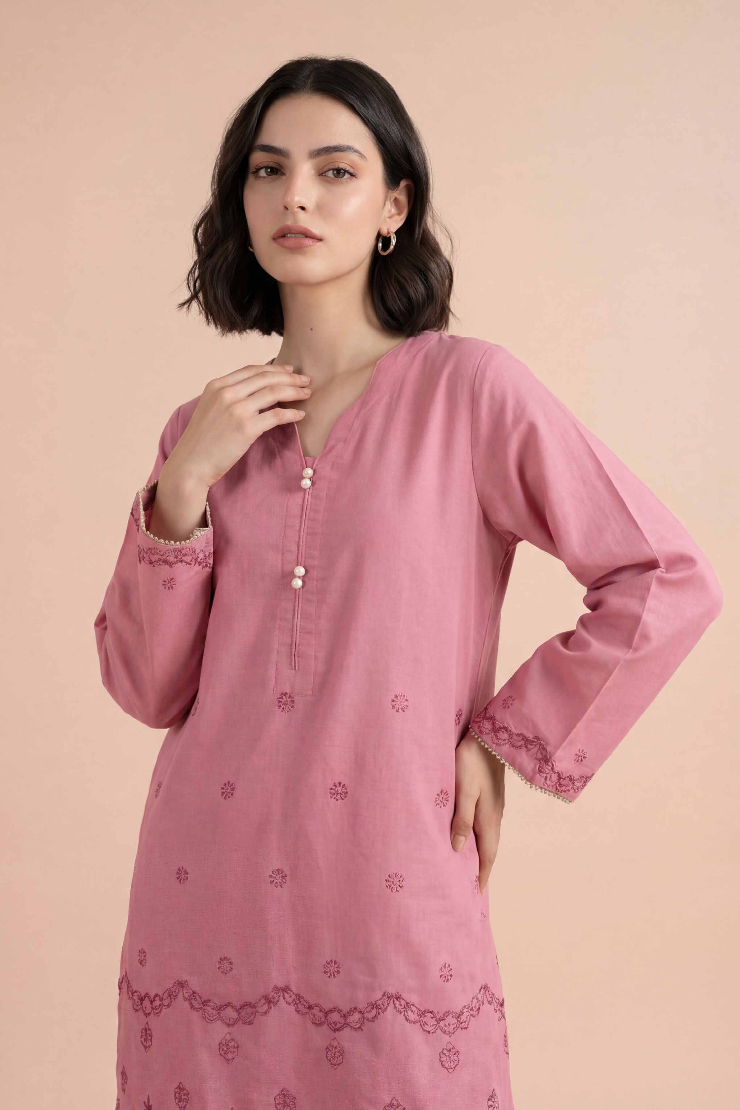 2 Piece - Embroidered Suit - PE26-167