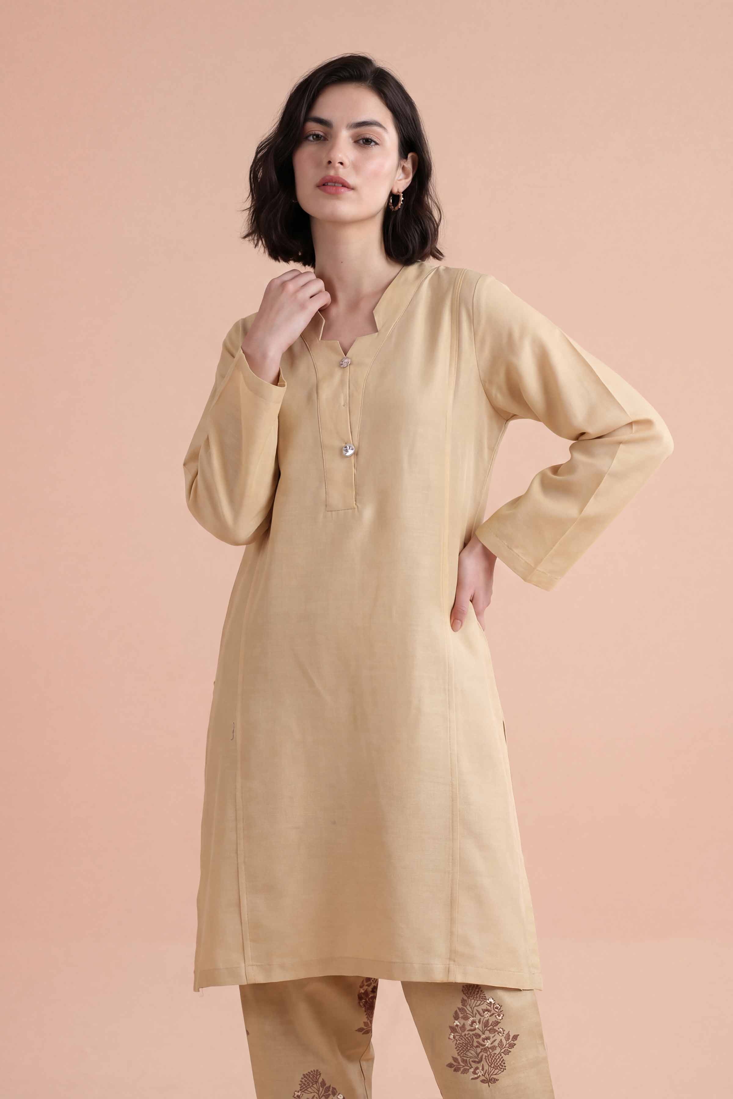 2 Piece - Embroidered Suit - PE26-172