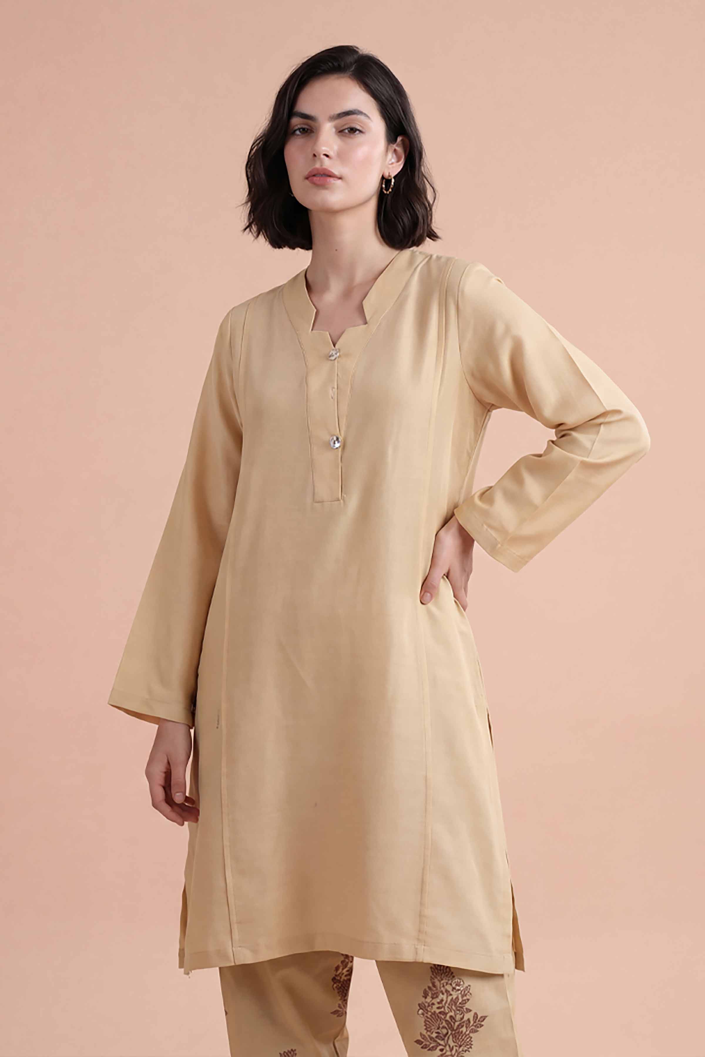 2 Piece - Embroidered Suit - PE26-172