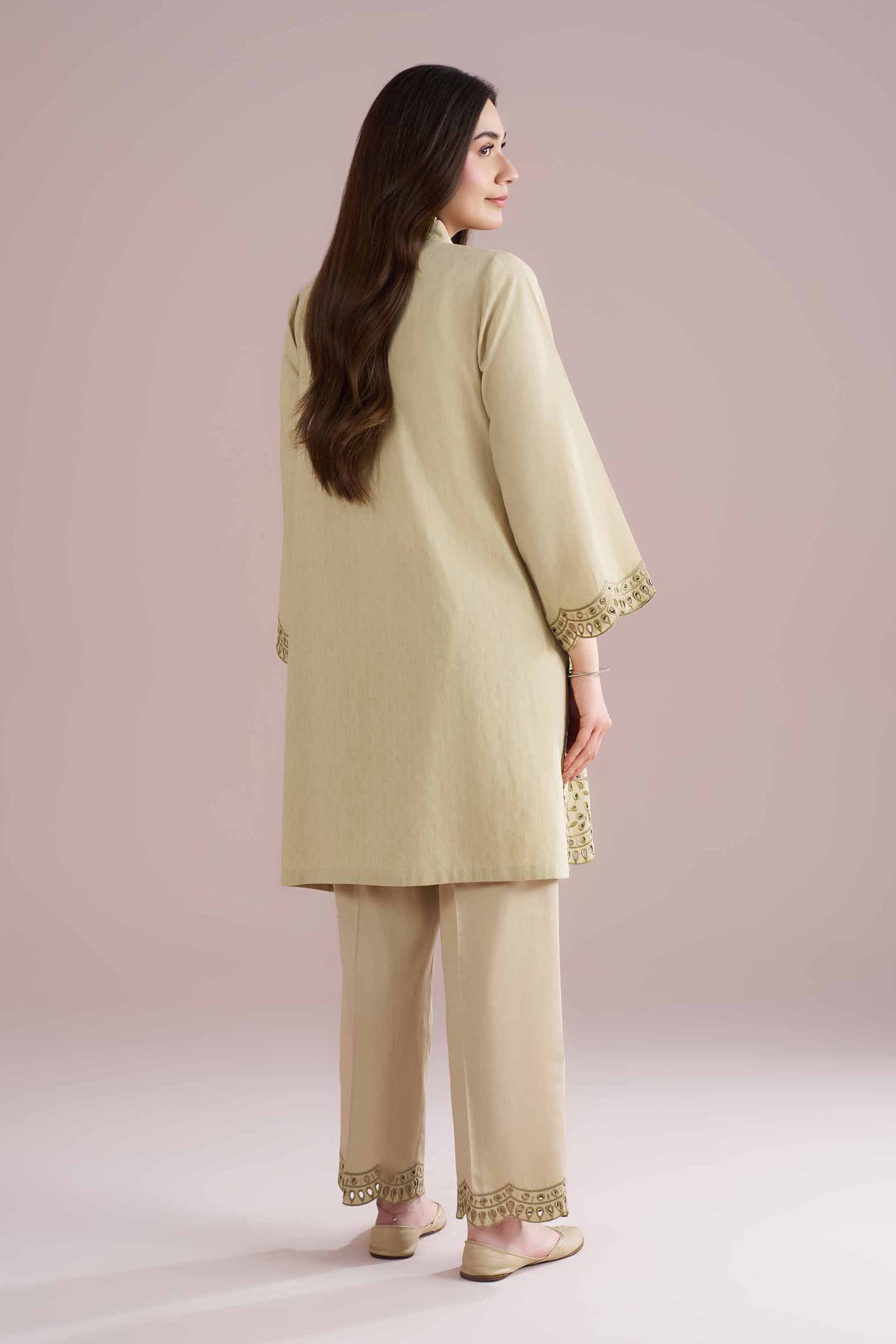 2 Piece - Embroidered Suit - PE26-233