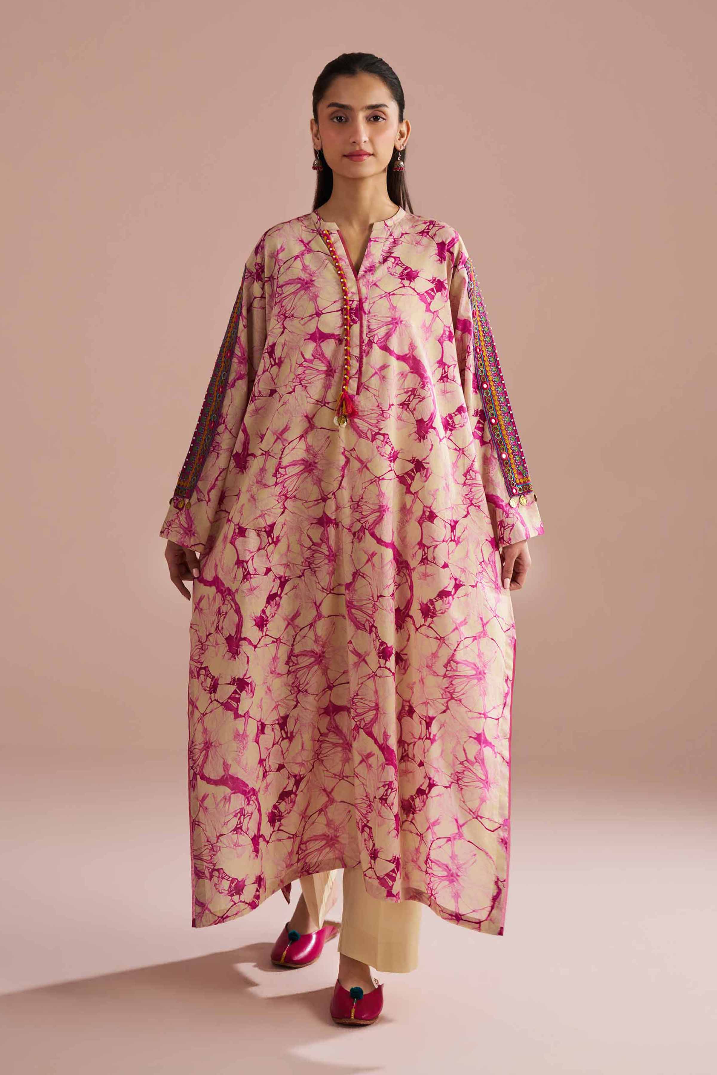 2 Piece - Printed Embroidered Suit - PE26-253 Yellow Lawn 2PC Embroidered READY TO WEAR