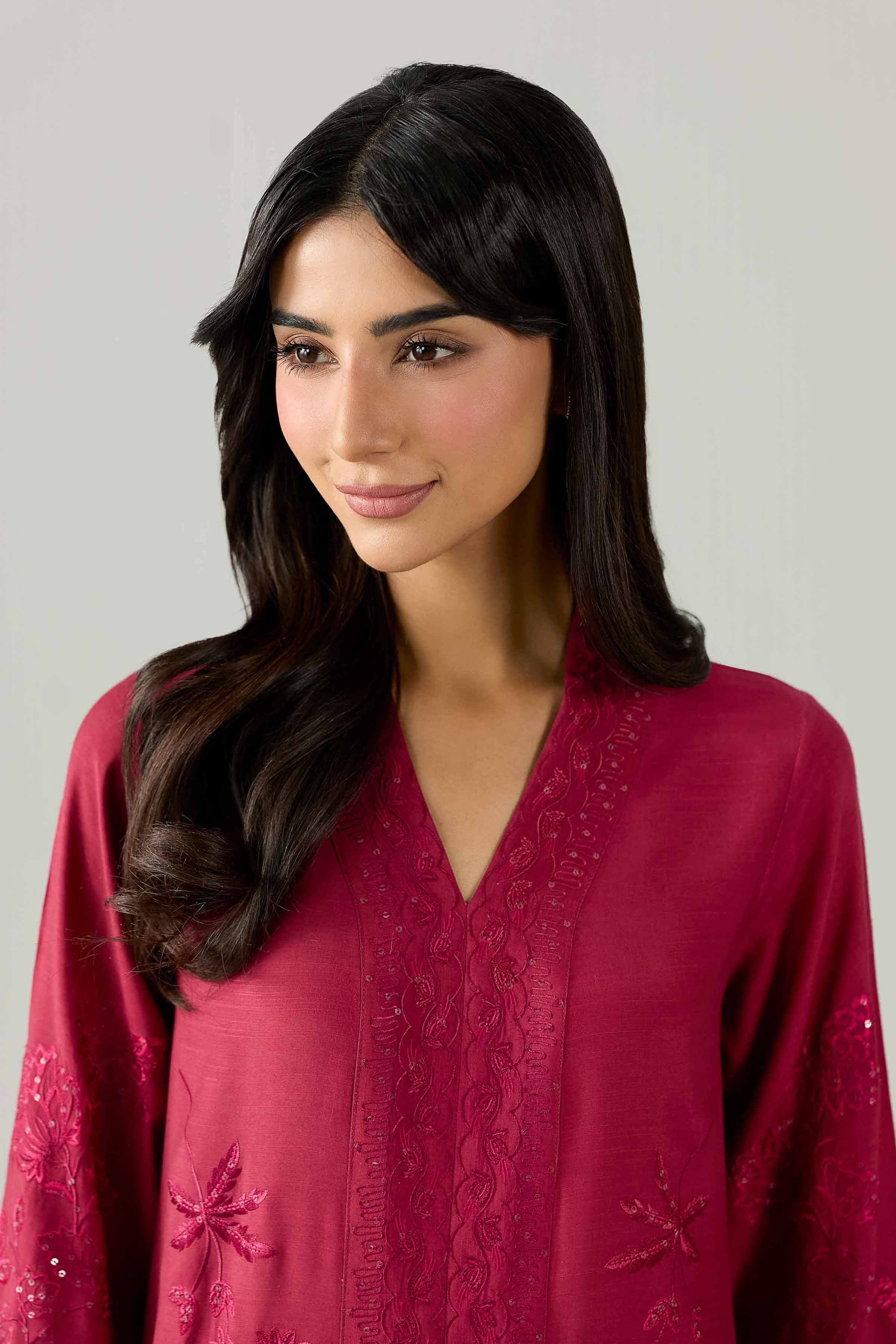 2 Piece - Embroidered Suit - PE26-255