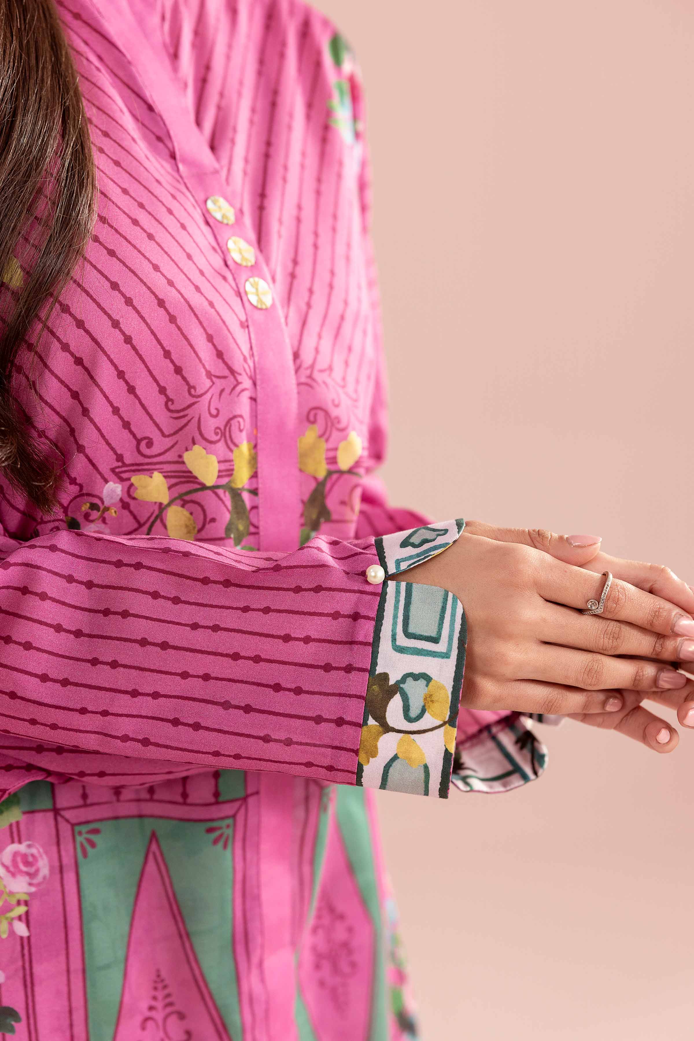 2 Piece - Printed Suit - PE26-266 pink  Lawn 2PC Printed READY TO WEAR