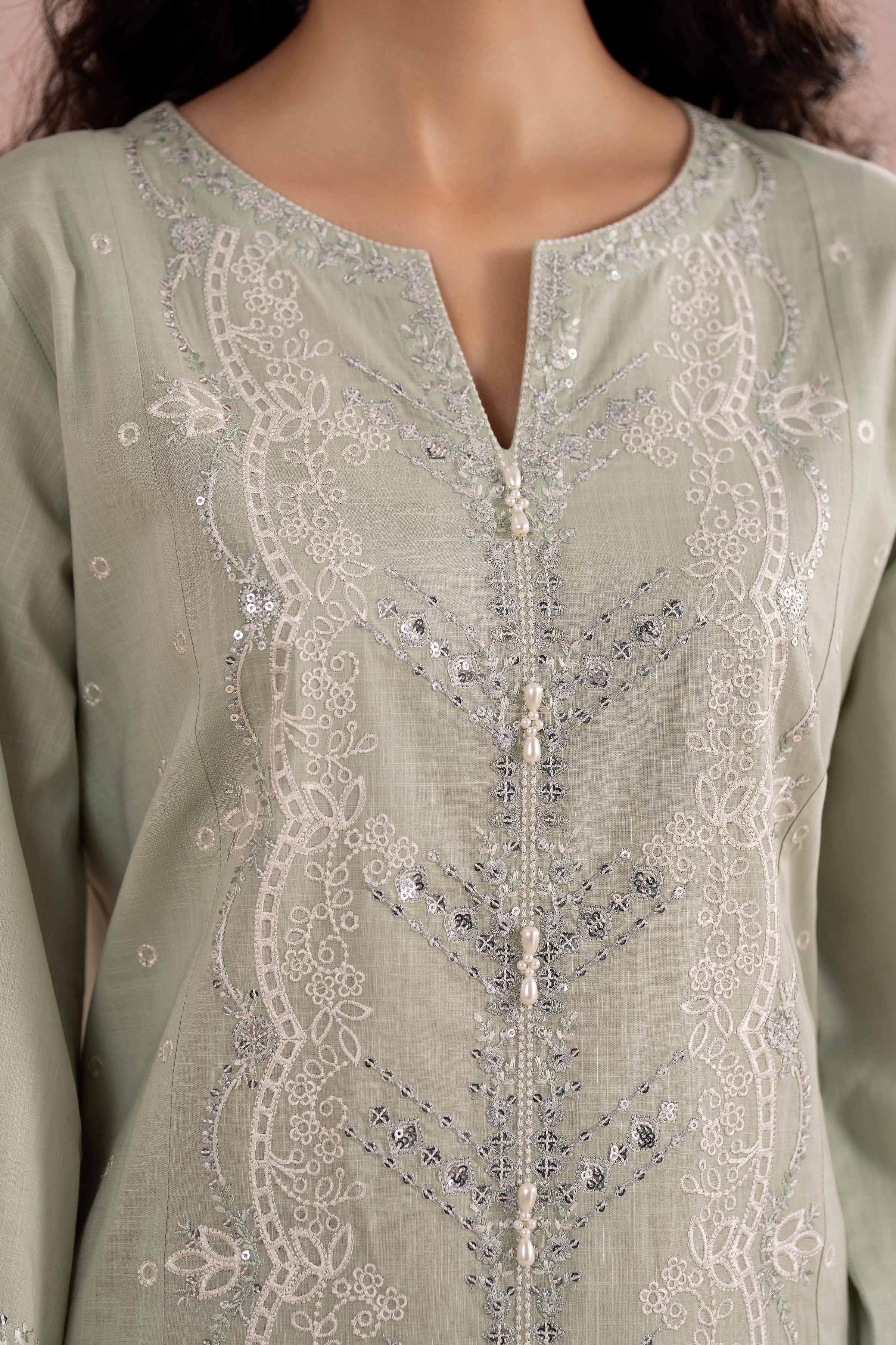 3 Piece - Embroidered Suit - PE26-316