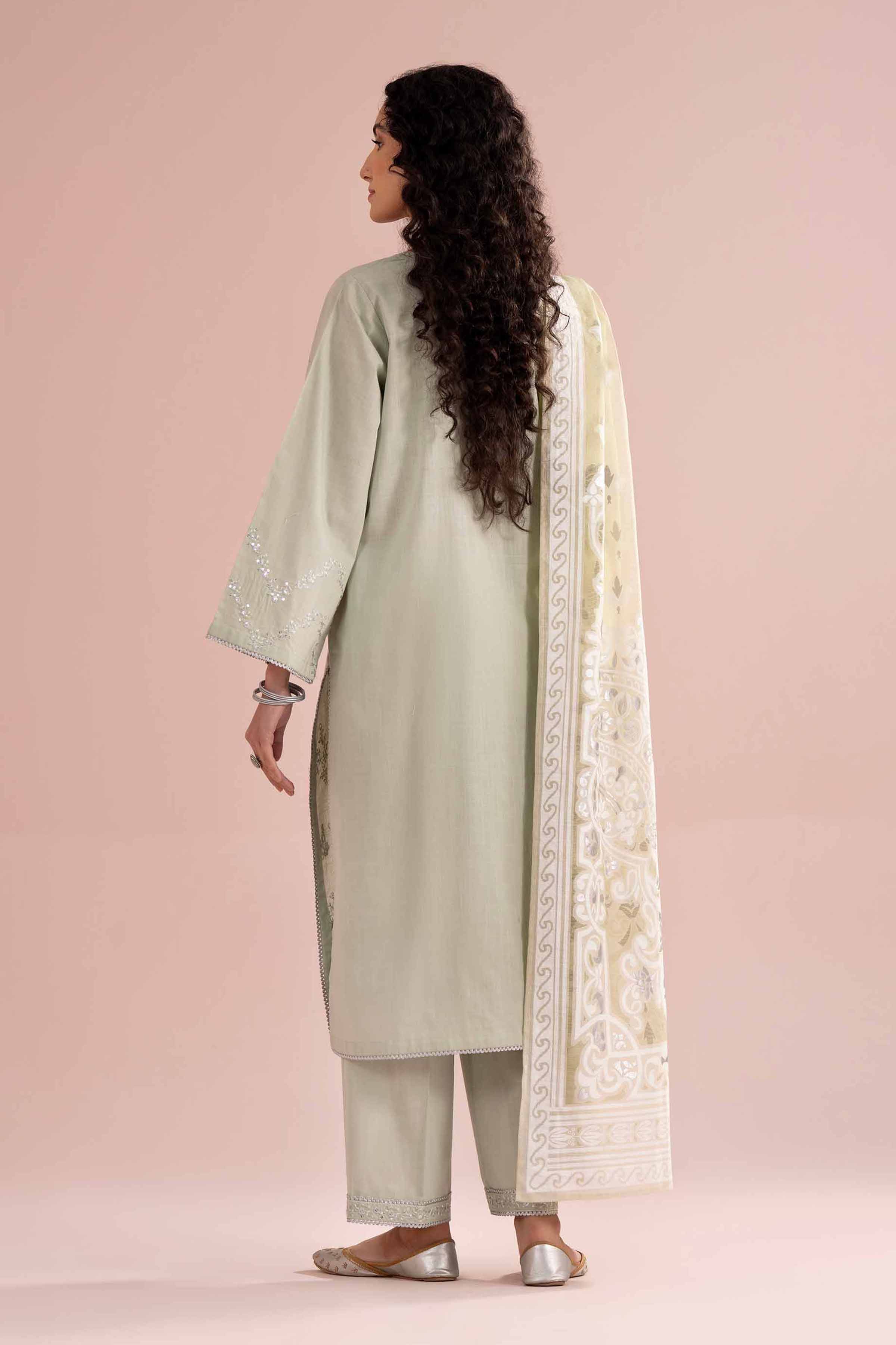 3 Piece - Embroidered Suit - PE26-316