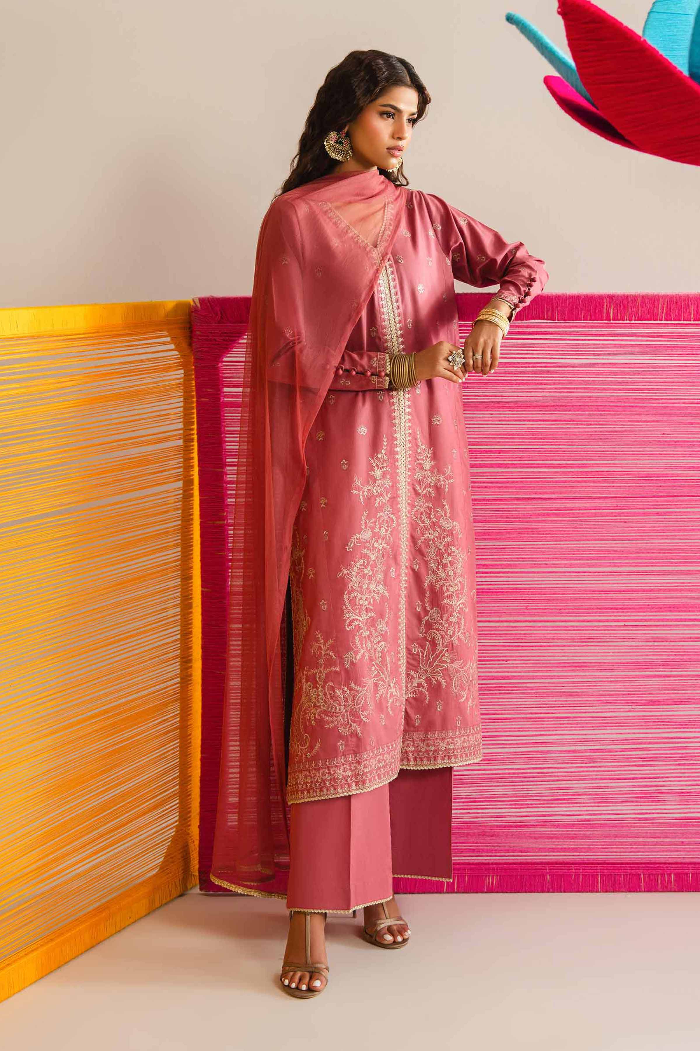 3 Piece - Embroidered Suit - PE26-326