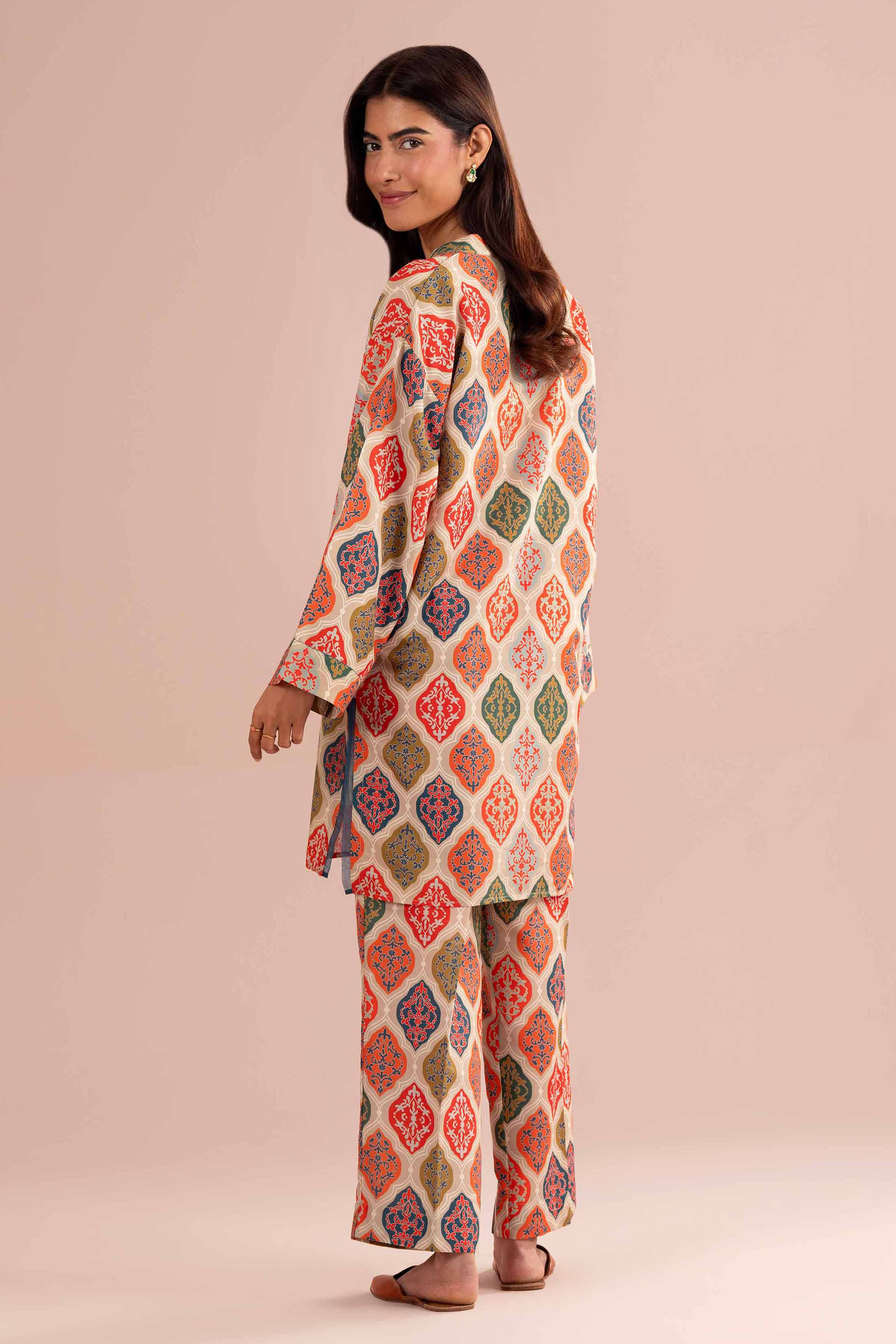 2 Piece - Printed Suit - PE26-364