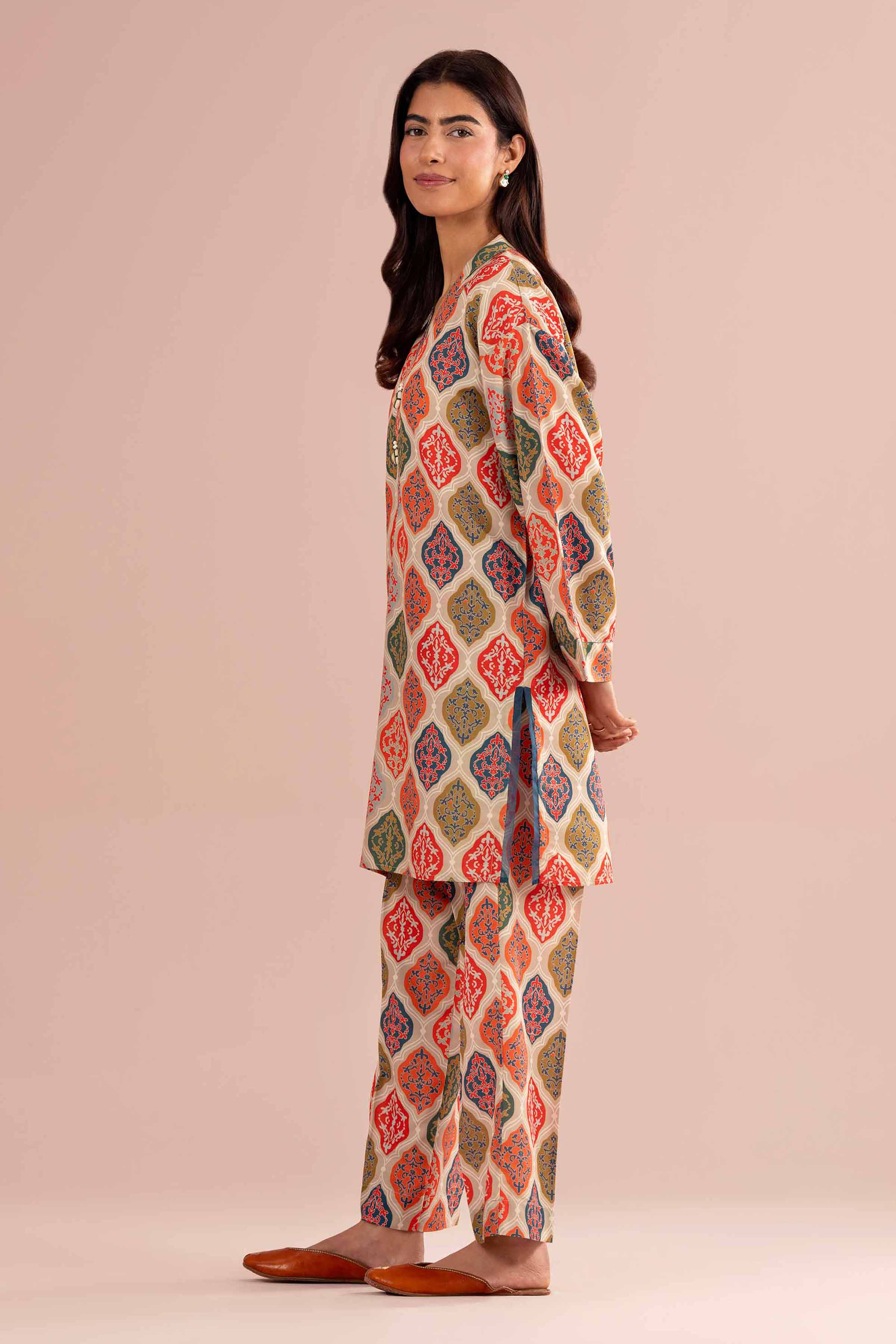 2 Piece - Printed Suit - PE26-364