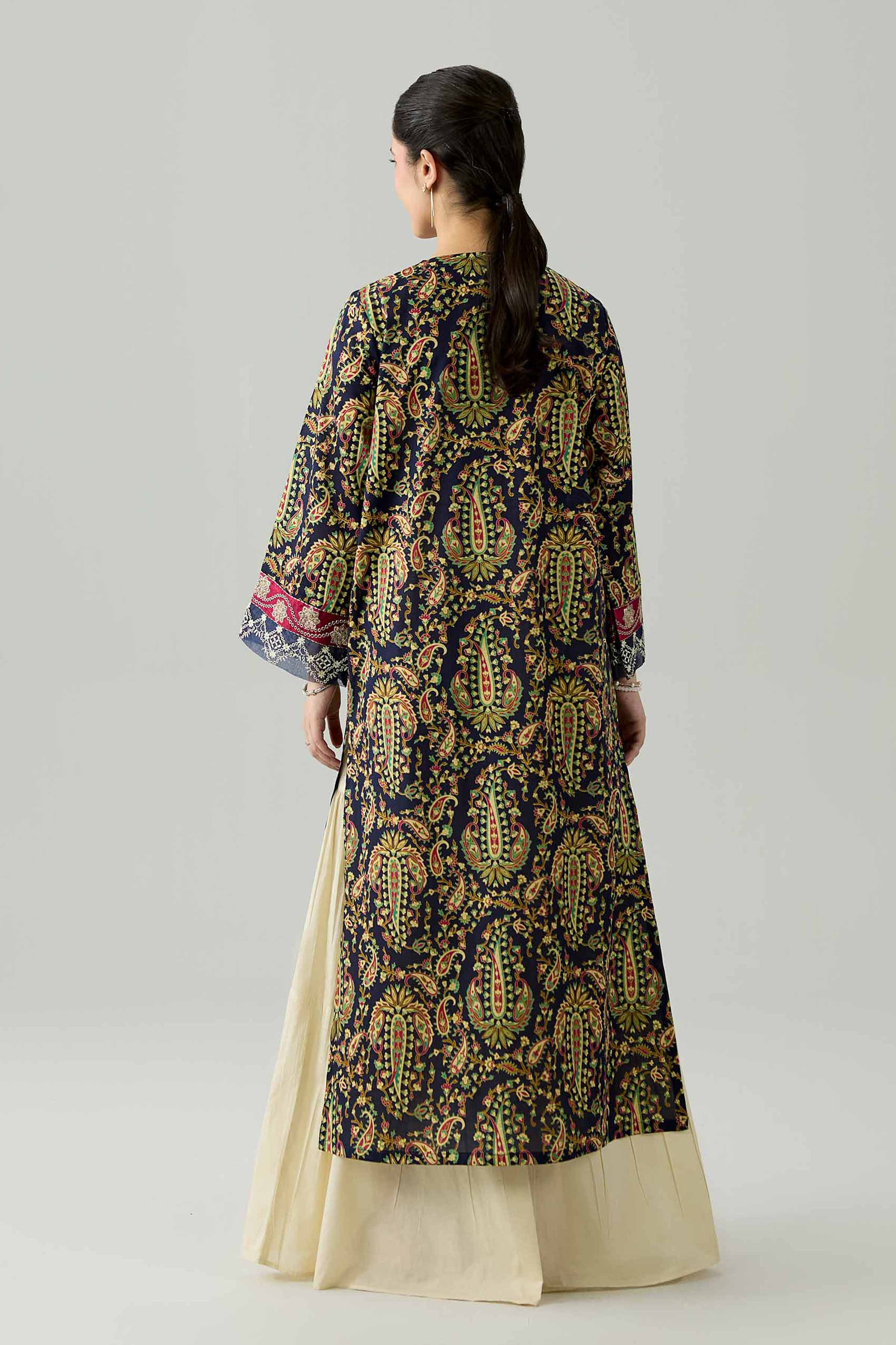 Printed Embroidered Shirt - PE26-373