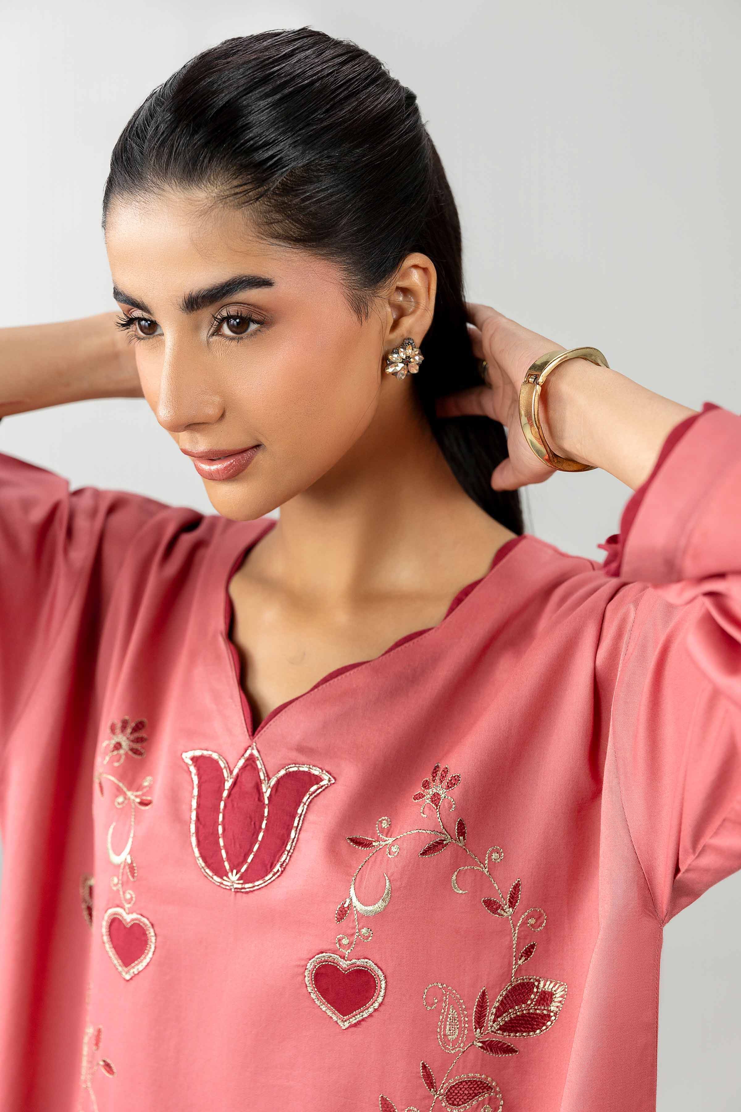 2 Piece - Embroidered Suit - PE26-467