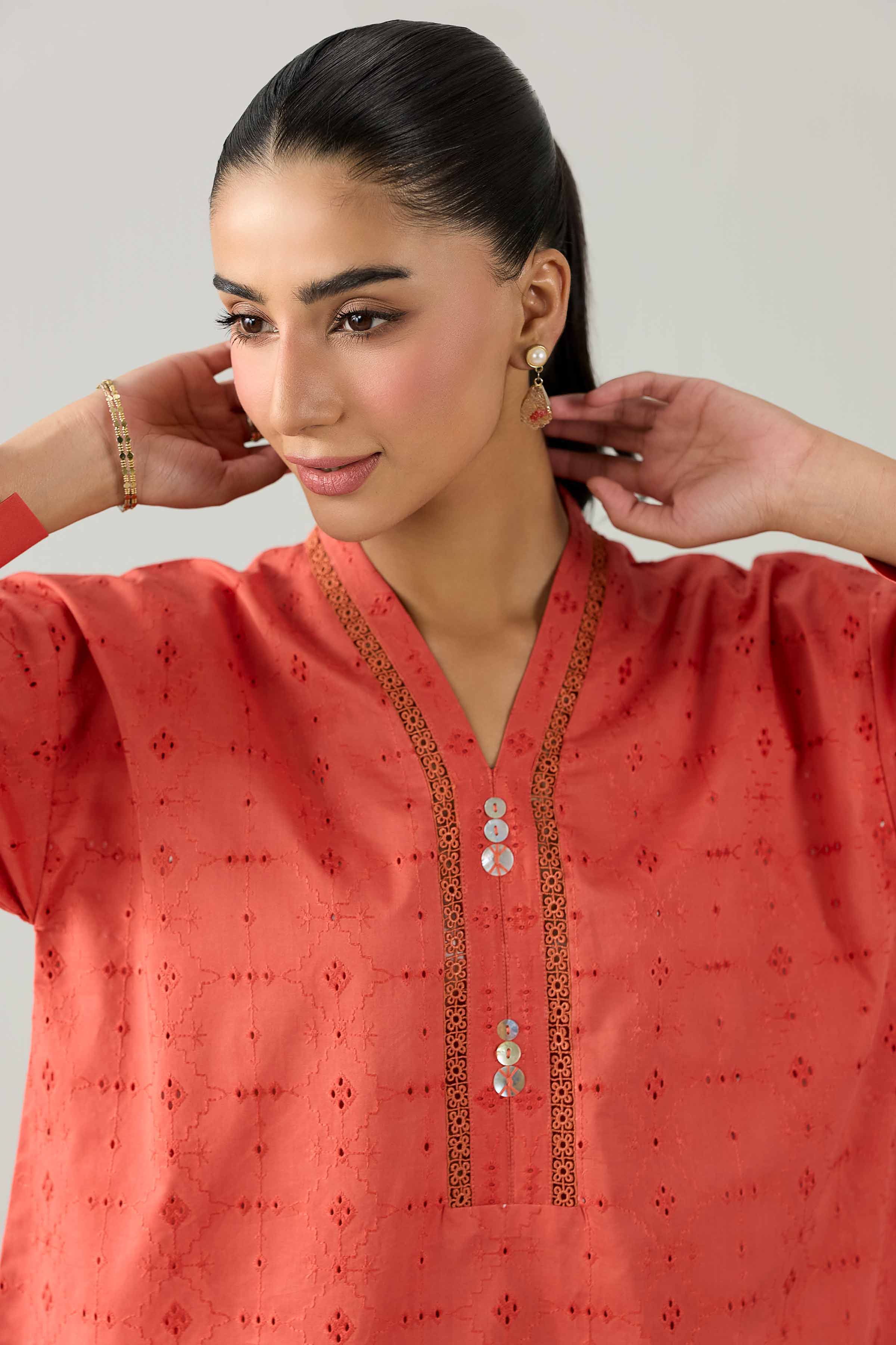 2 Piece - Embroidered Suit - PE26-468