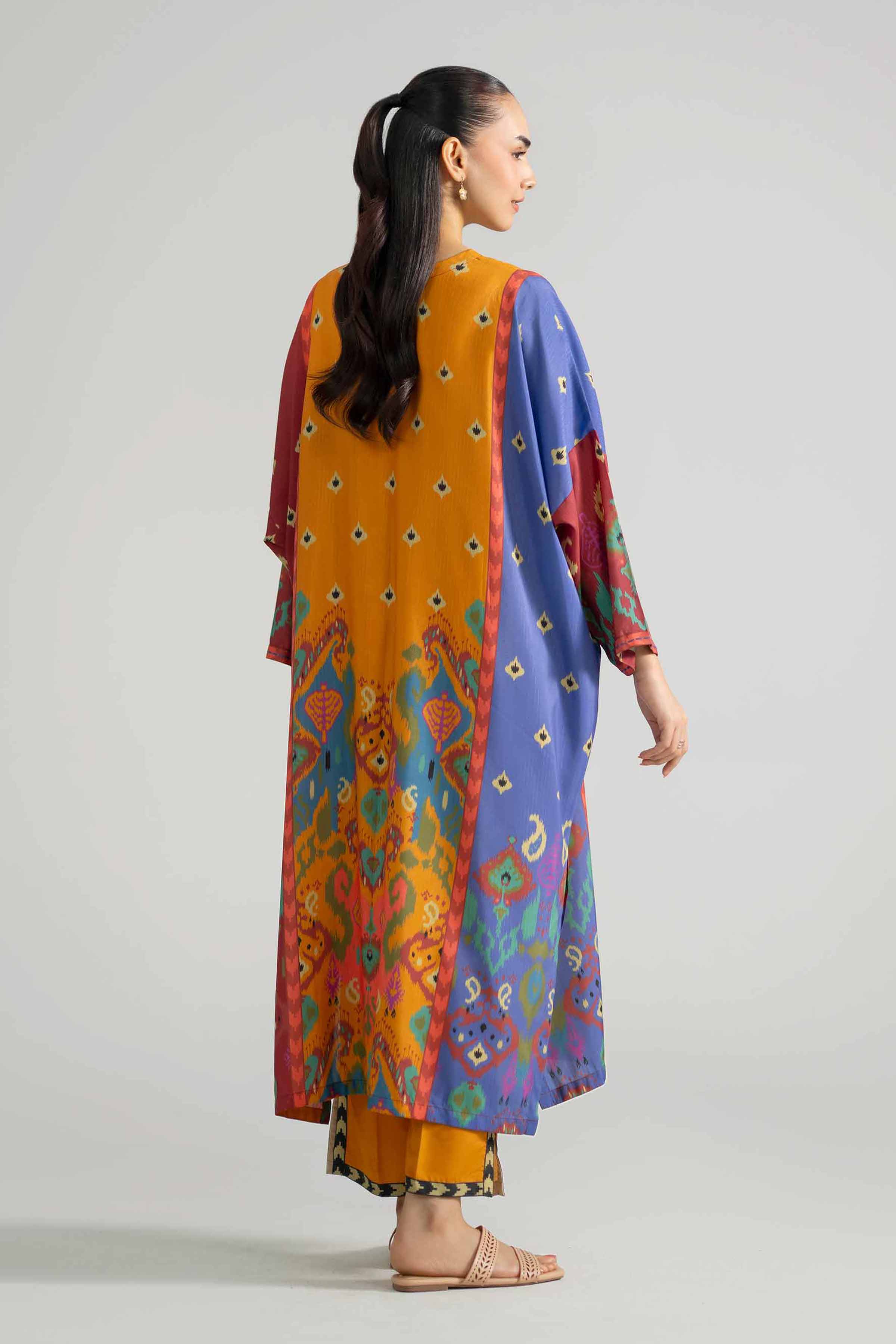 2 Piece - Printed Suit - PE26-481 Multi Linen 2PC Printed READY TO WEAR