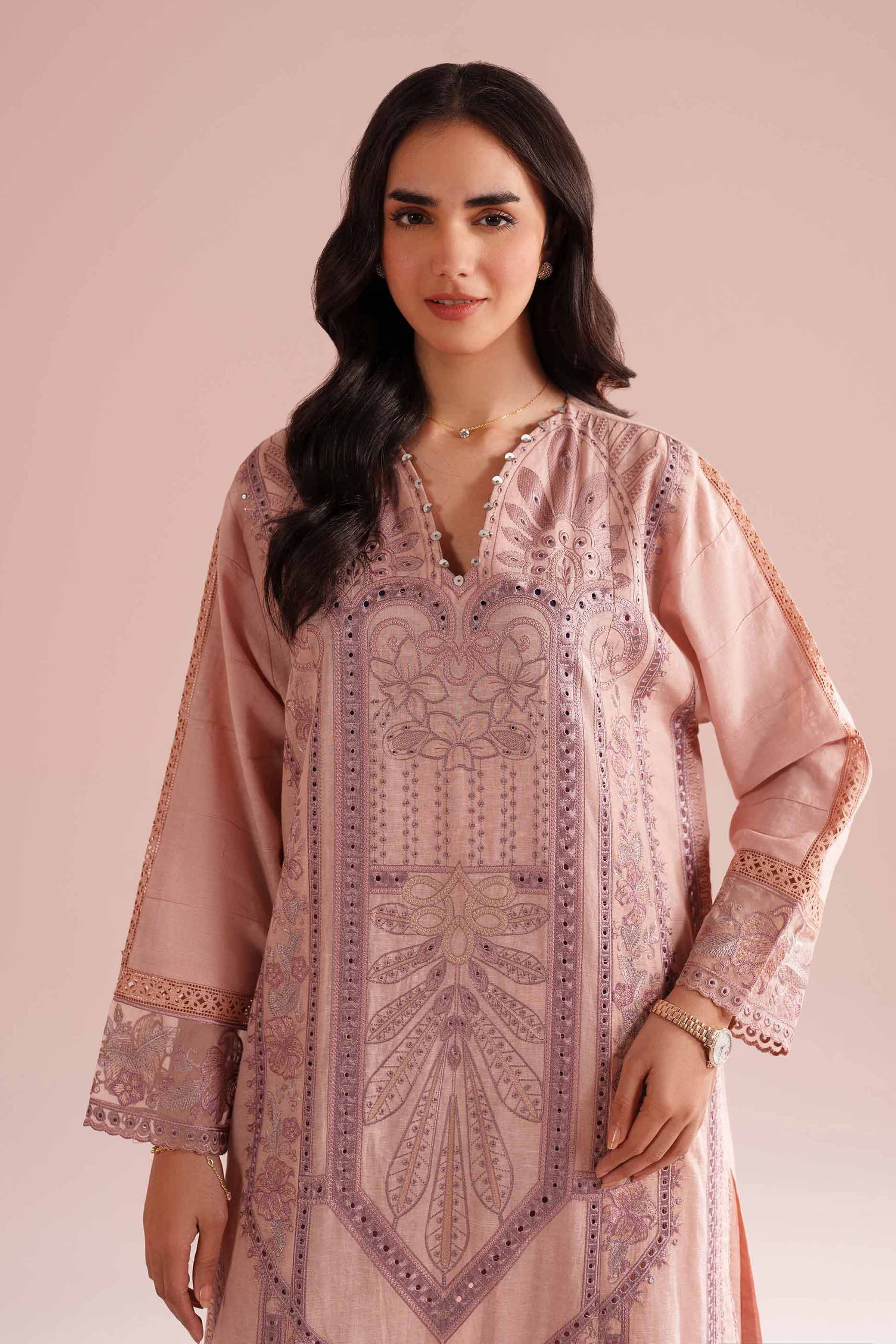 2 Piece - Embroidered Suit - PE26-51