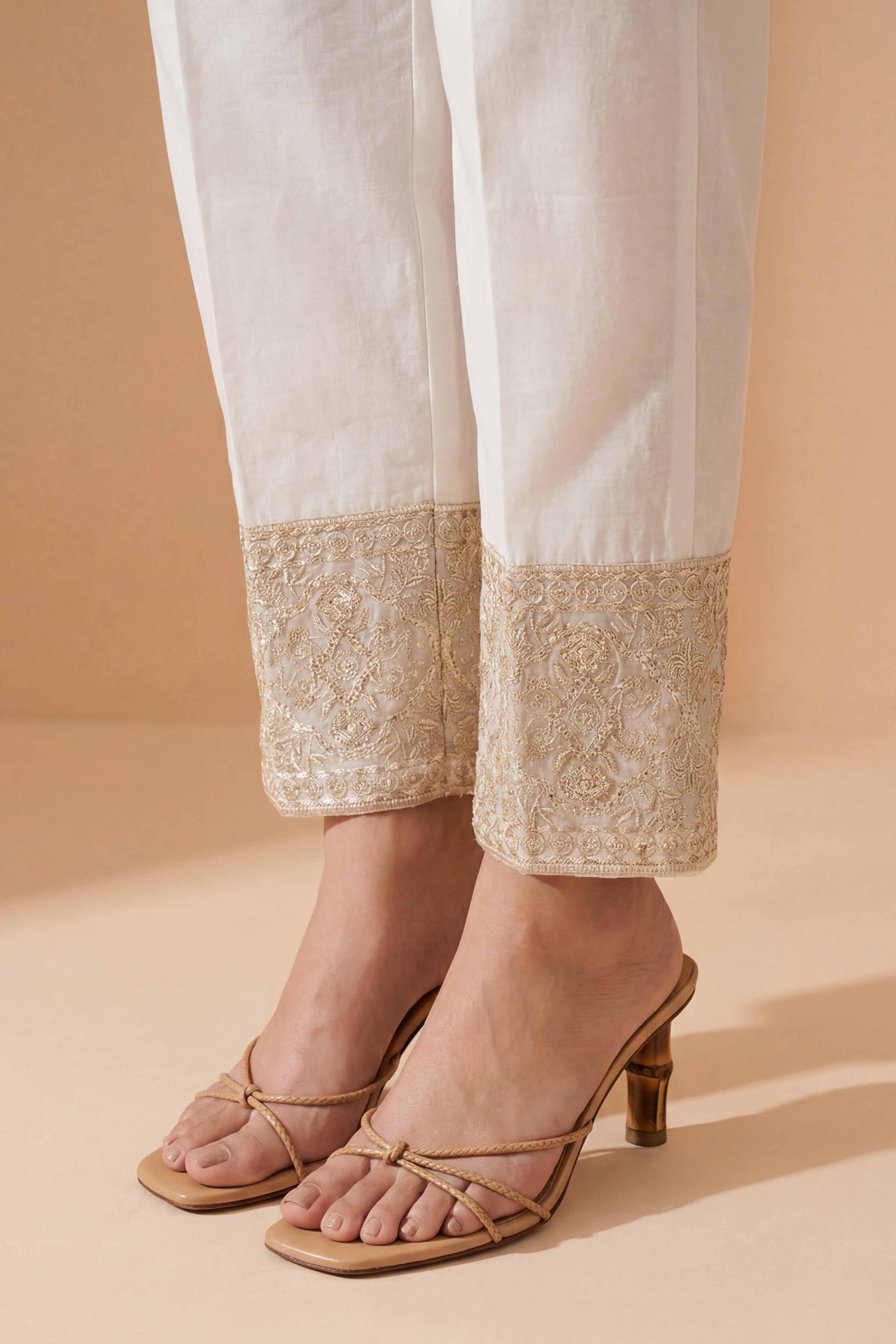 Embroidered Trousers - PE26-659