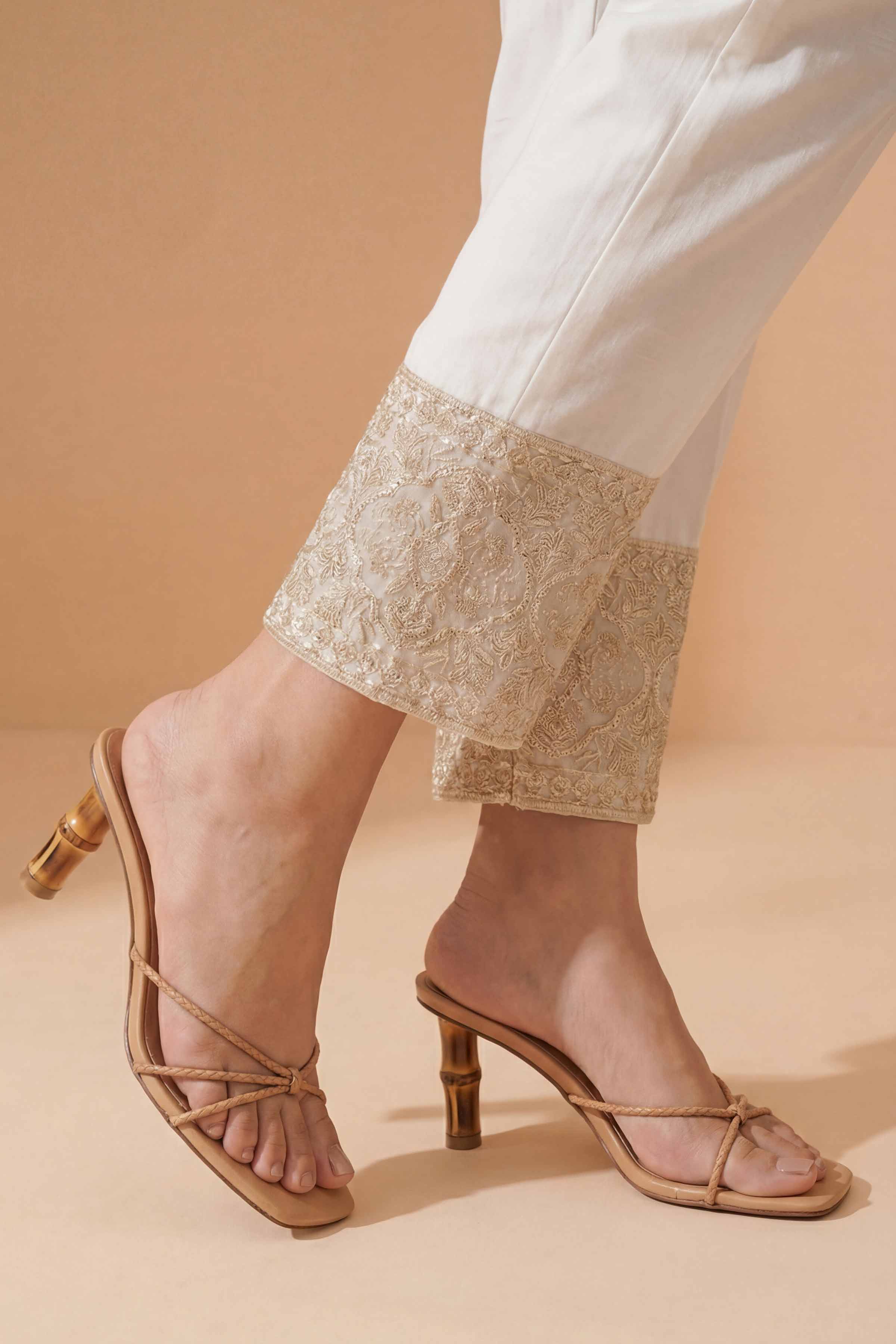 Embroidered Trousers - PE26-659