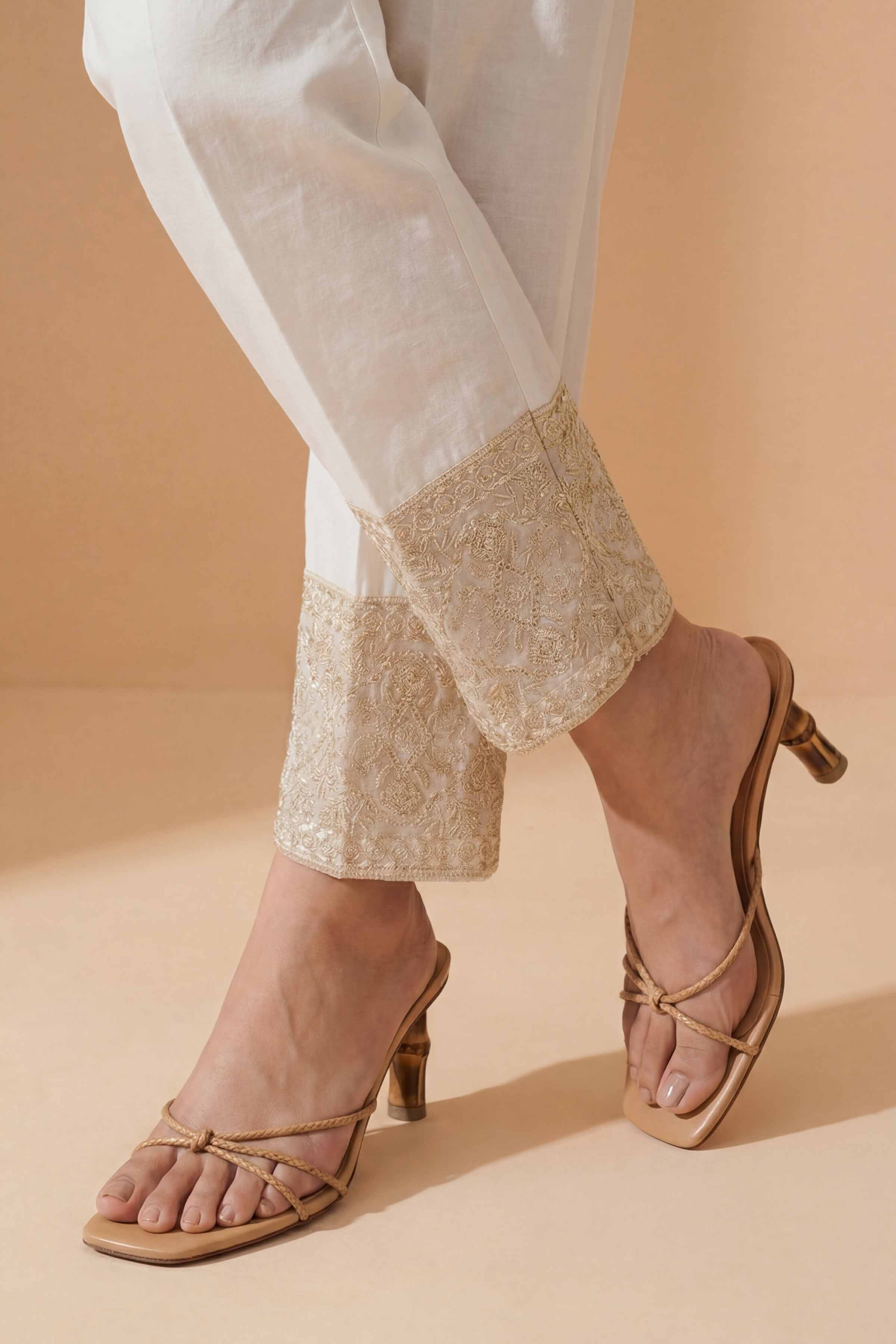 Embroidered Trousers - PE26-659
