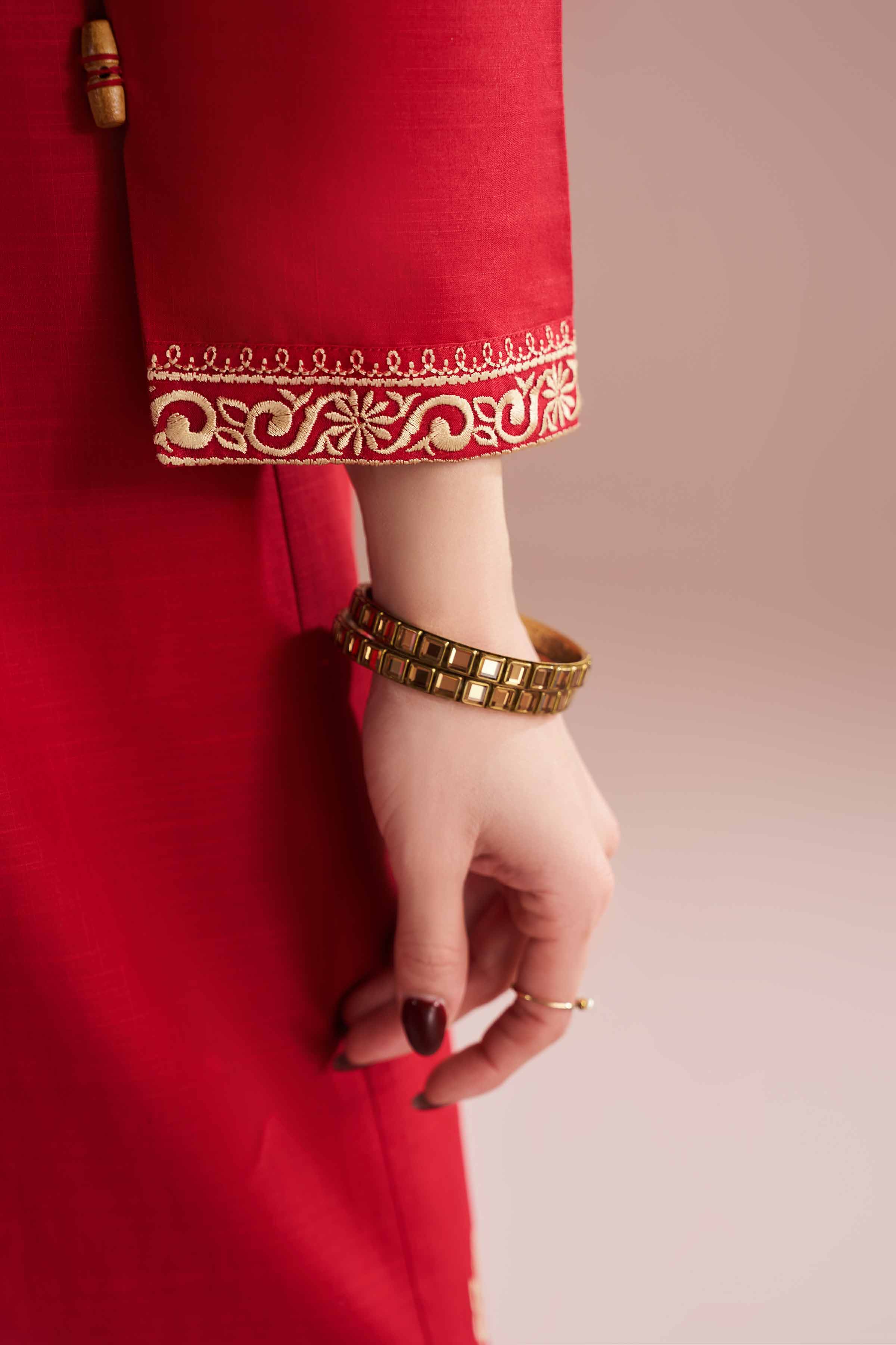 3 Piece - Embroidered Suit - PE26-80