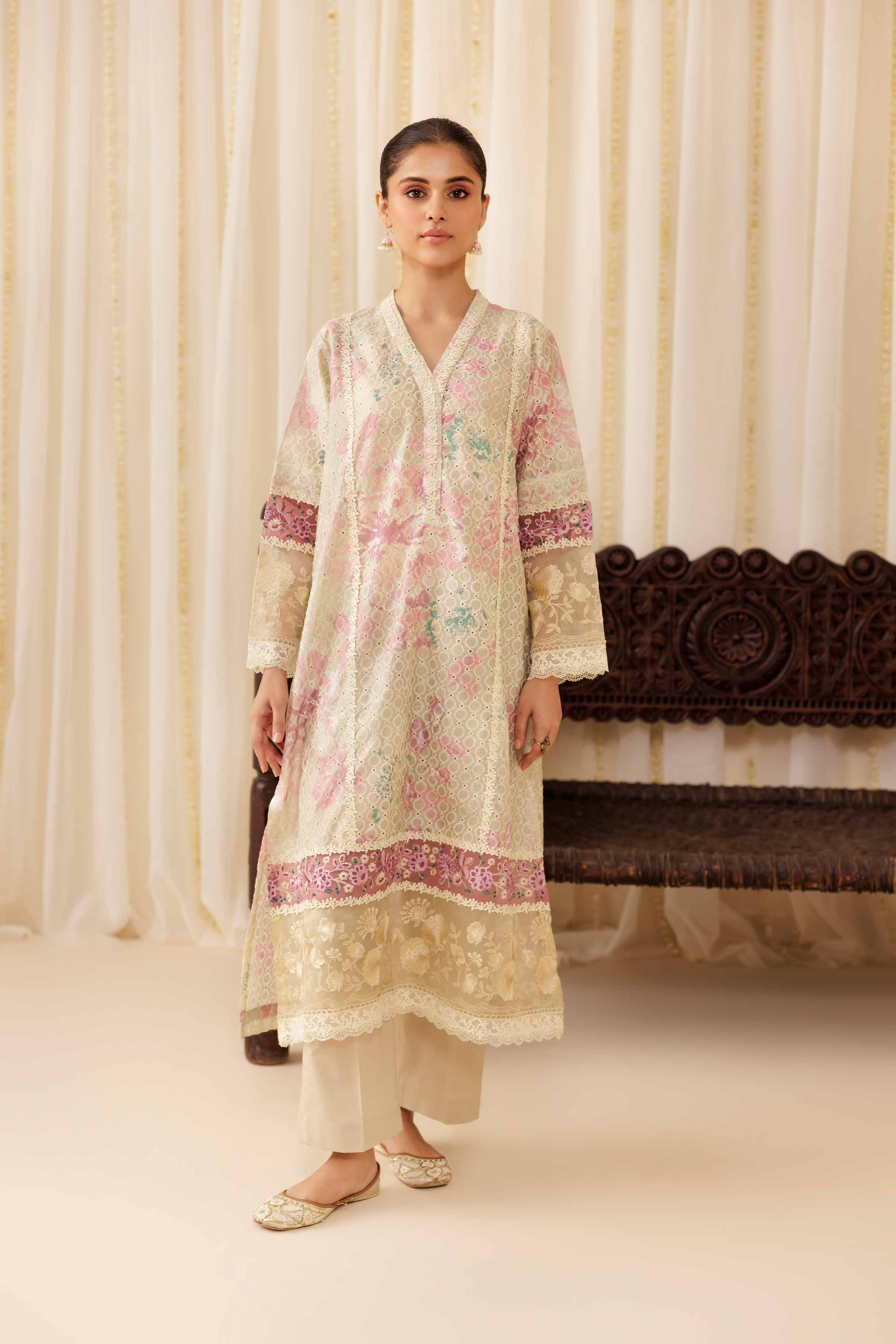 2 Piece - Embroidered Suit - PFE25-06