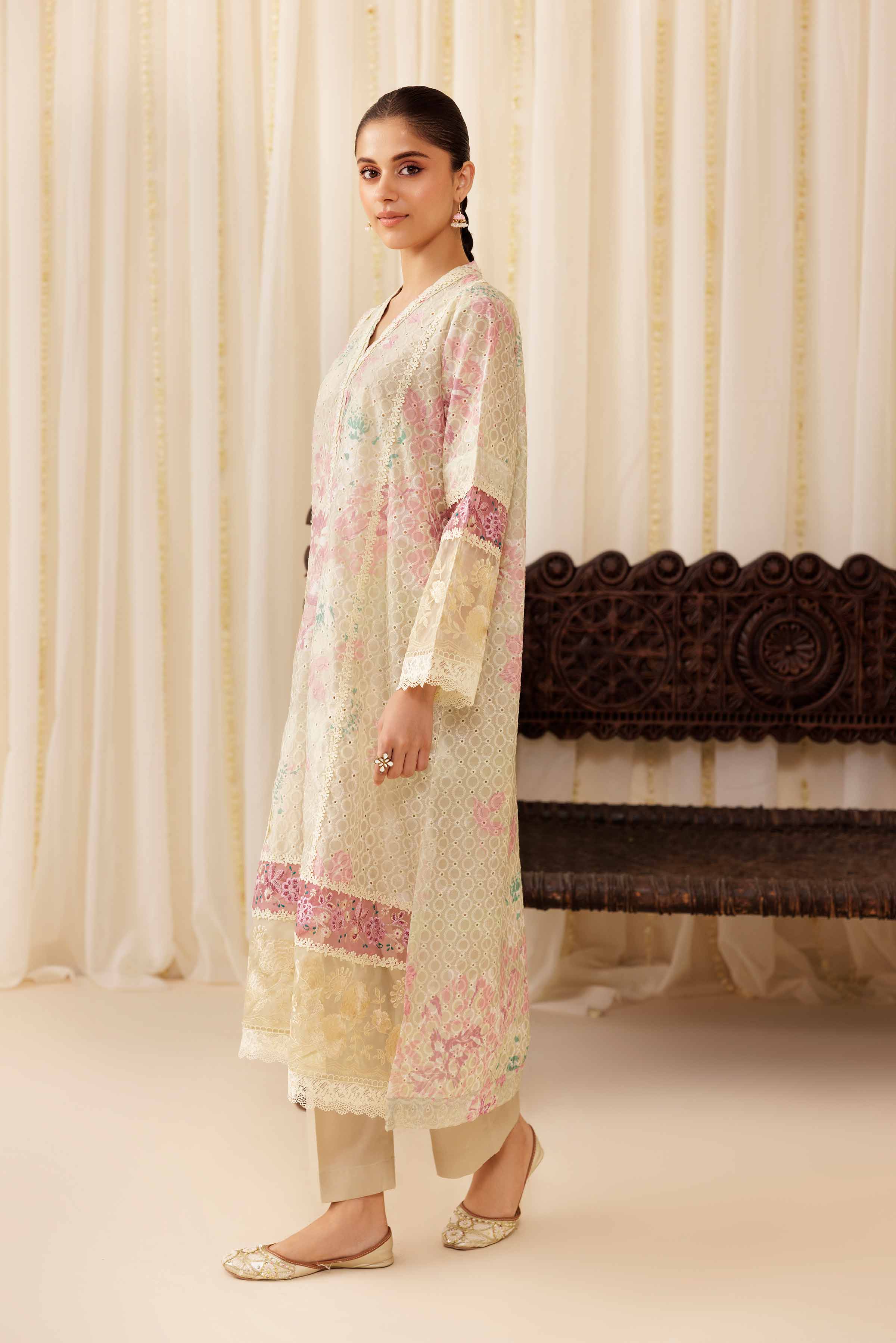 2 Piece - Embroidered Suit - PFE25-06