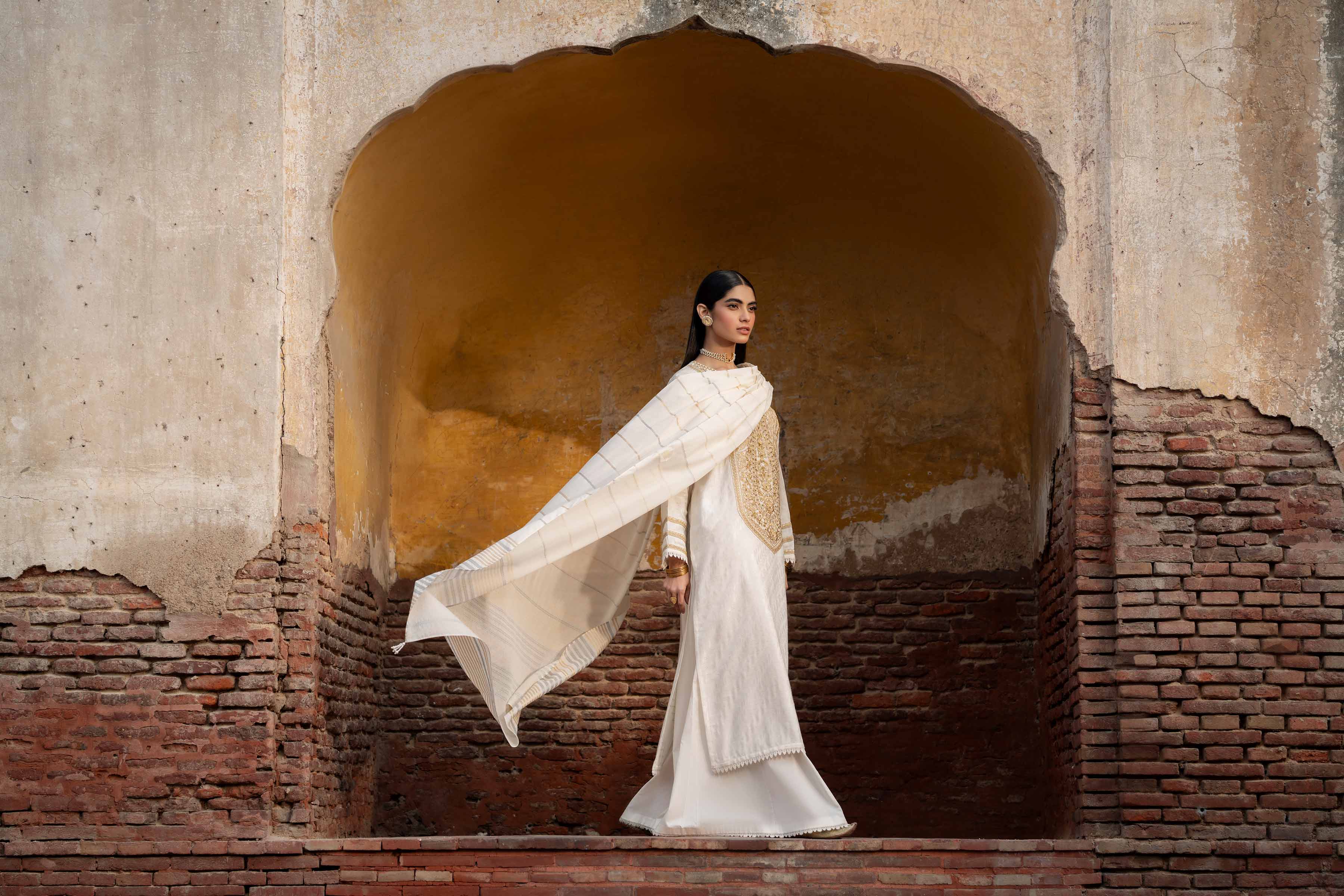 3 Piece - Embroidered Suit - PFE25-12