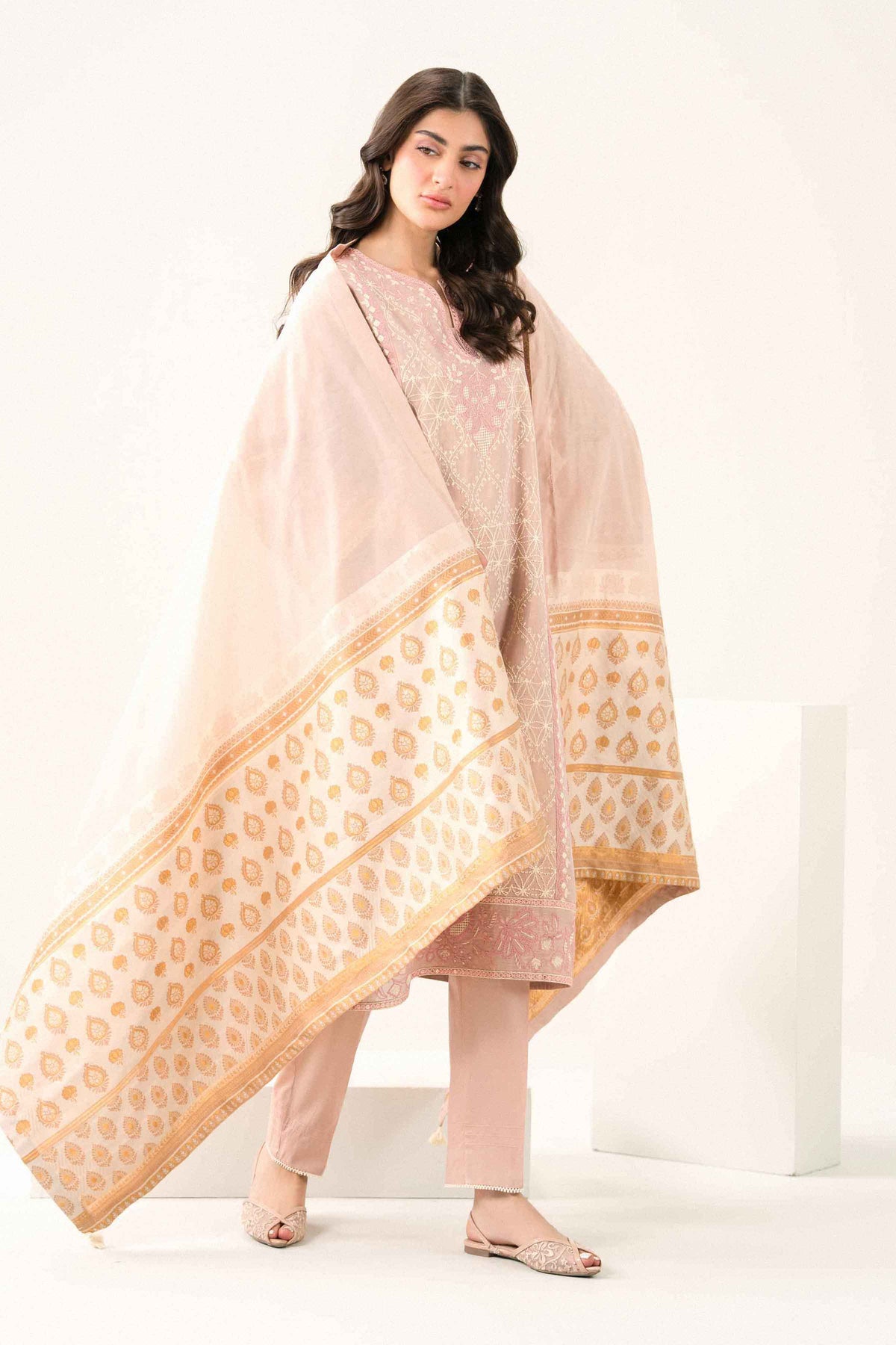 3 Piece - Embroidered Suit - PFE26-41-for Women -  Pret Collection | Nishat UAE | Shop Online 