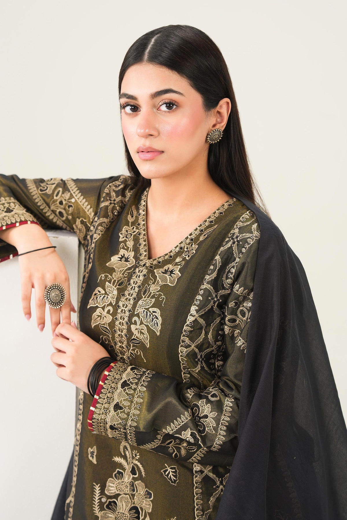 3 Piece - Embroidered Suit - PFE26-42-for Women -  Pret Collection | Nishat UAE | Shop Online 
