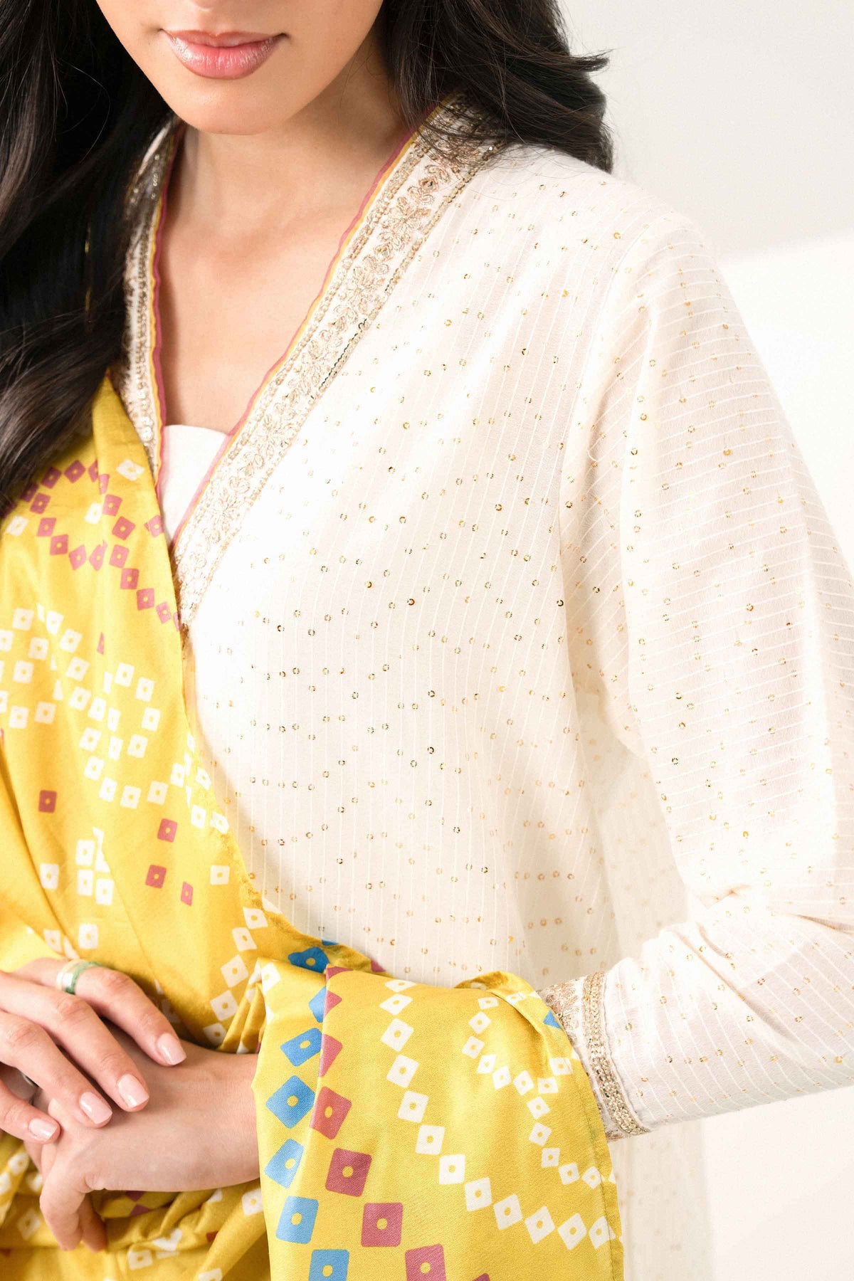 3 PIECE - PRINTED EMBROIDERED SUIT - PFE26-48 for Women - Pret Collection | Nishat UAE | Shop Online