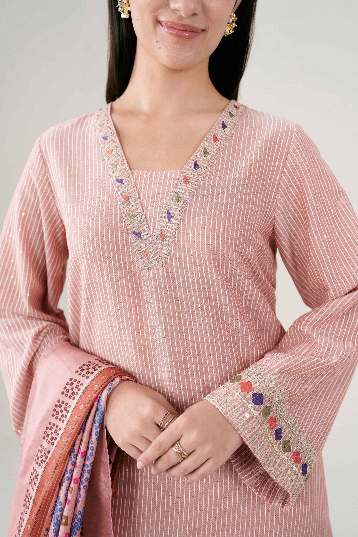 3 Piece - Embroidered Suit - PFE26-49 for Women - Pret Collection | Nishat UAE | Shop Online