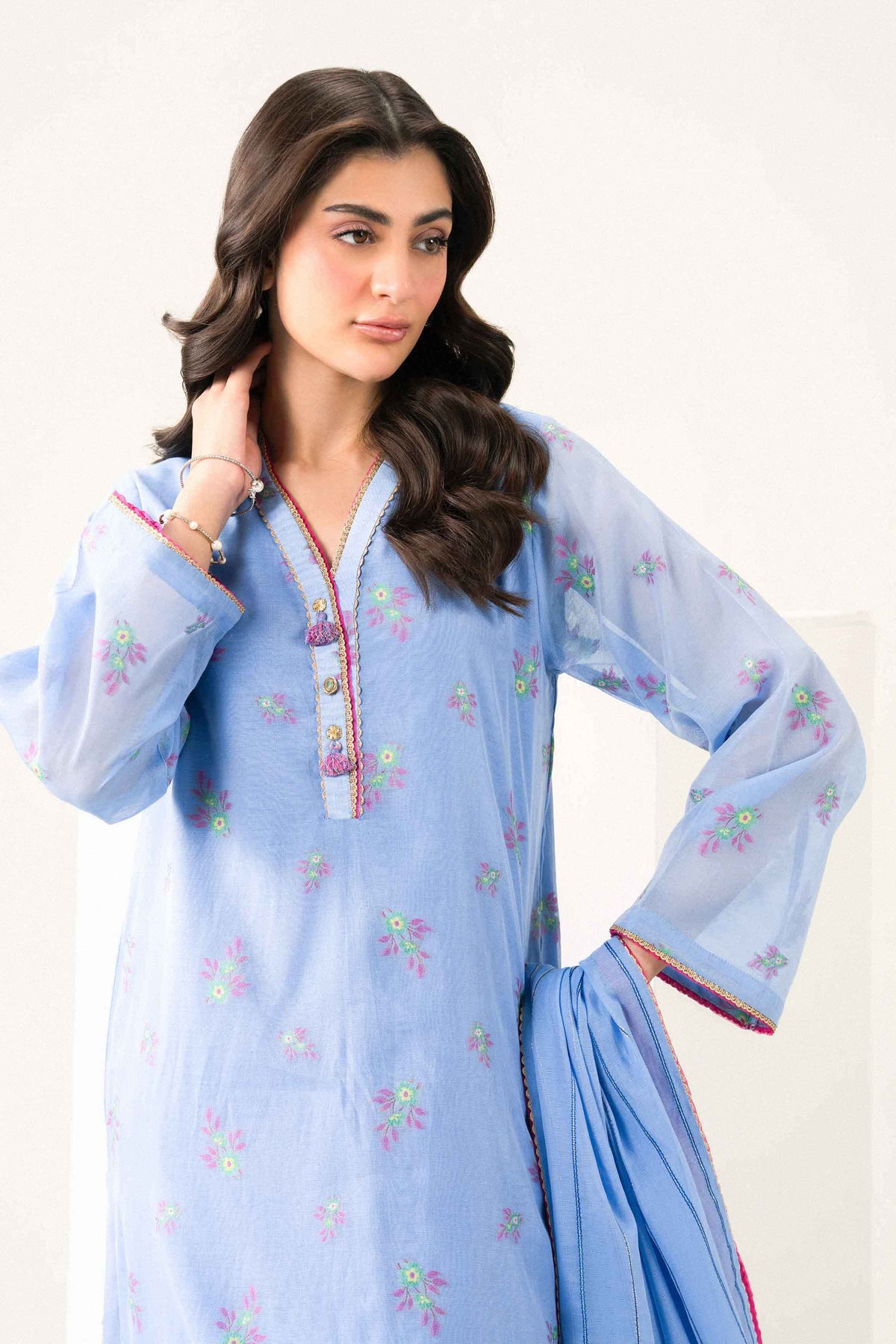 3 Piece - Printed Suit - PFE26-55-for Women -  Pret Collection | Nishat UAE | Shop Online 