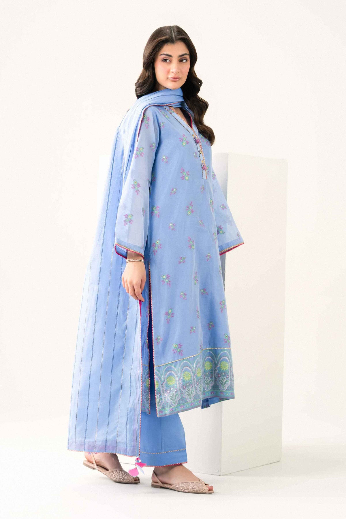 3 Piece - Printed Suit - PFE26-55-for Women -  Pret Collection | Nishat UAE | Shop Online 