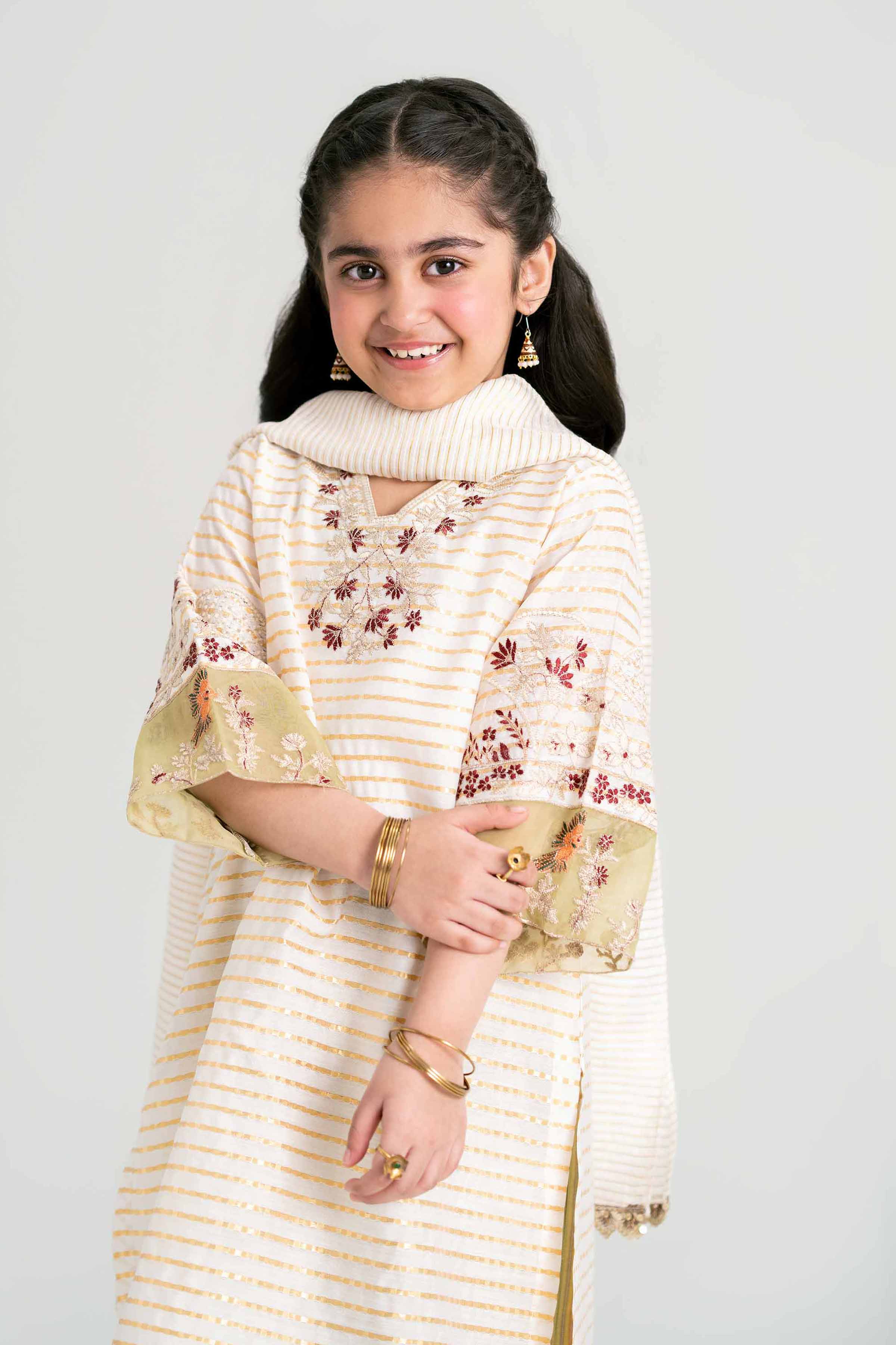 3 Piece - Embroidered Suit - PMD25-15 D