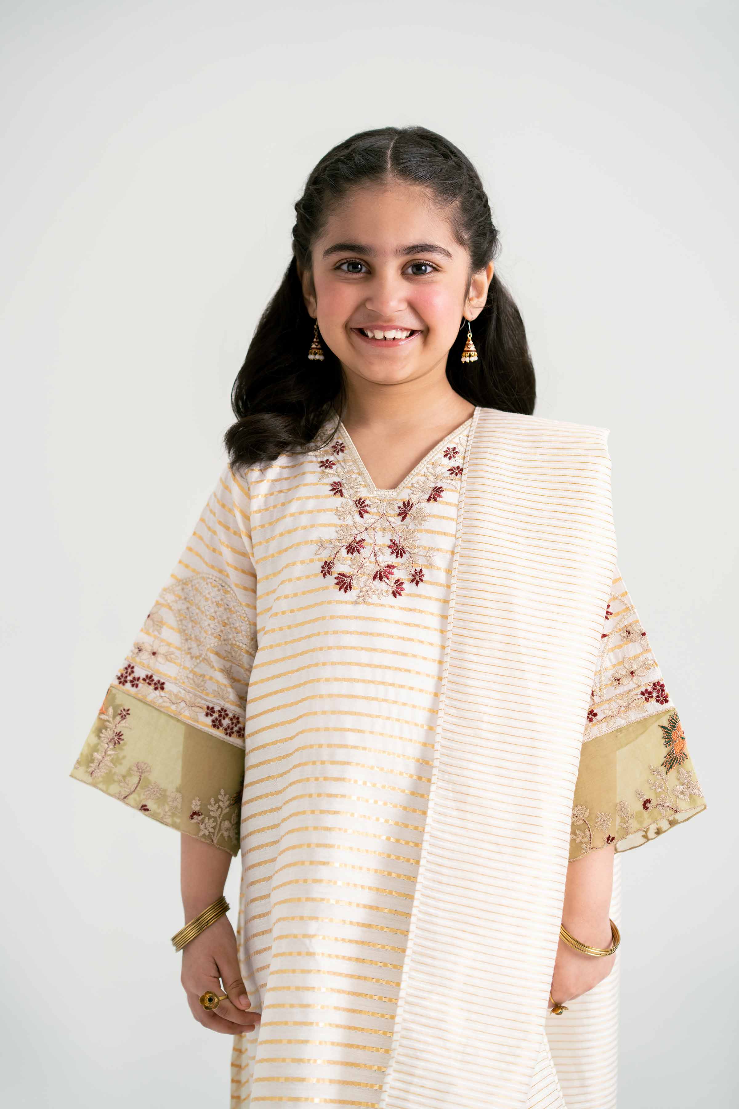 3 Piece - Embroidered Suit - PMD25-15 D