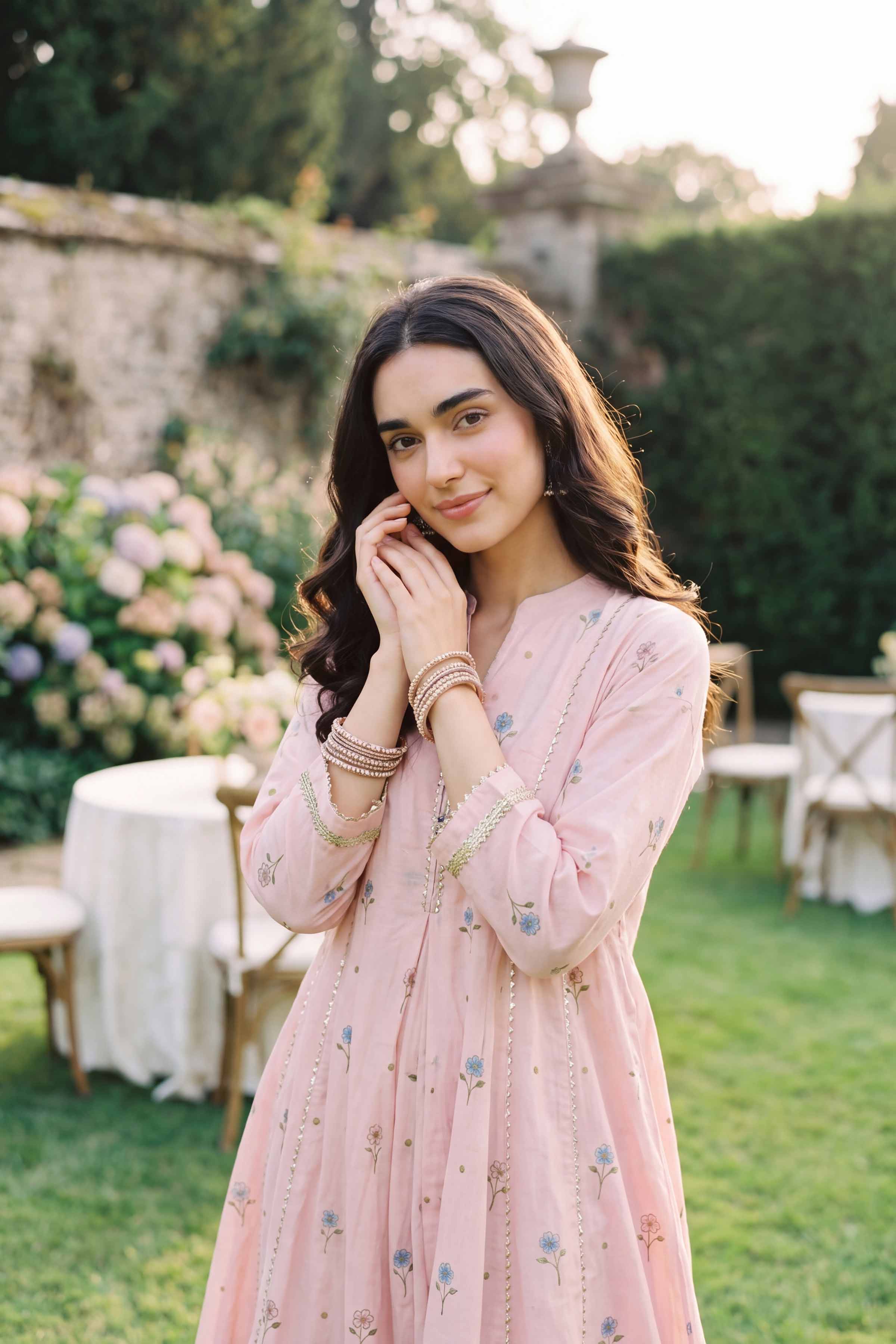 2 Piece - Printed Suit - PMD26-08 M