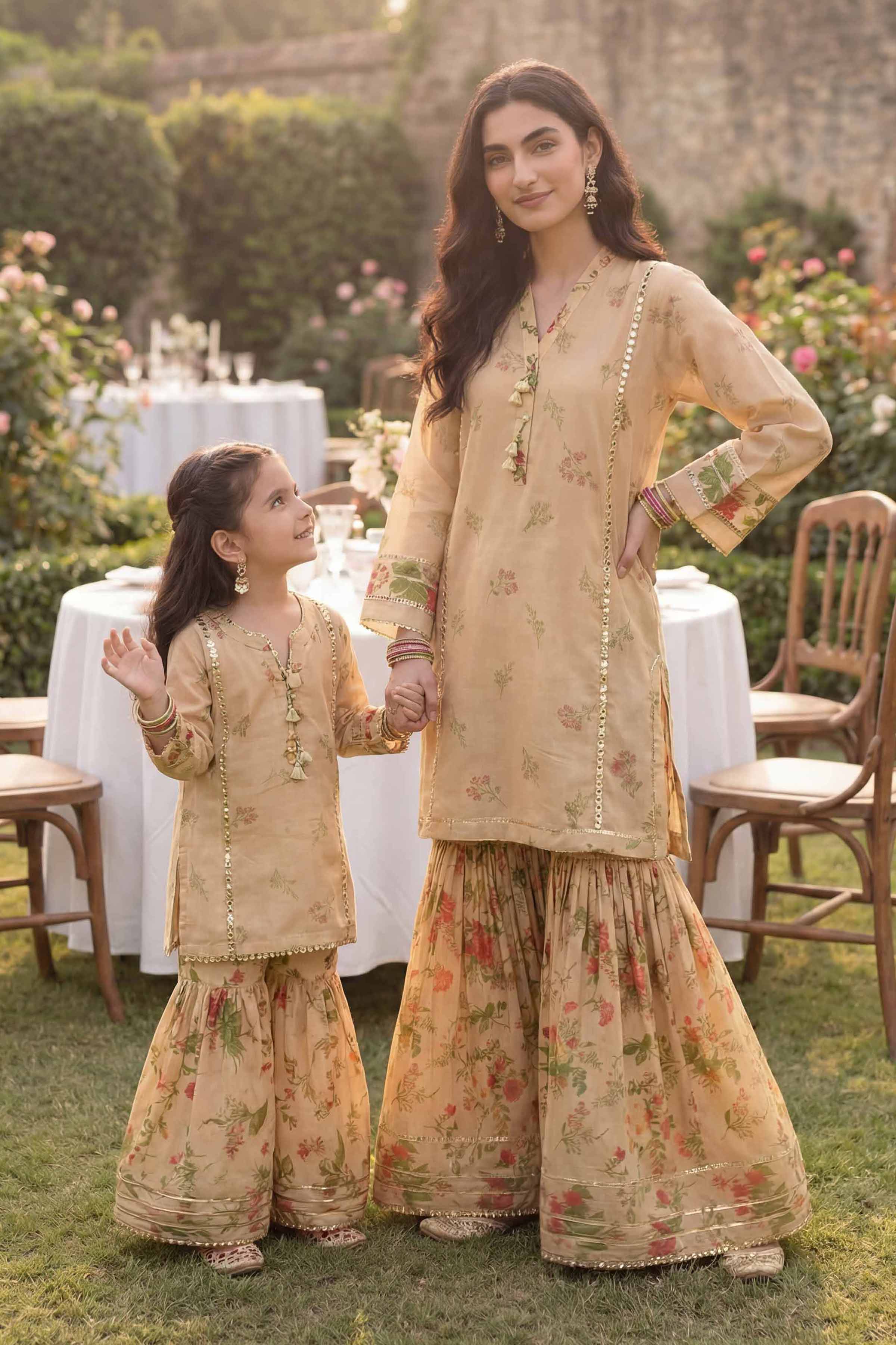 2 Piece - Printed Suit - PMD26-09 D