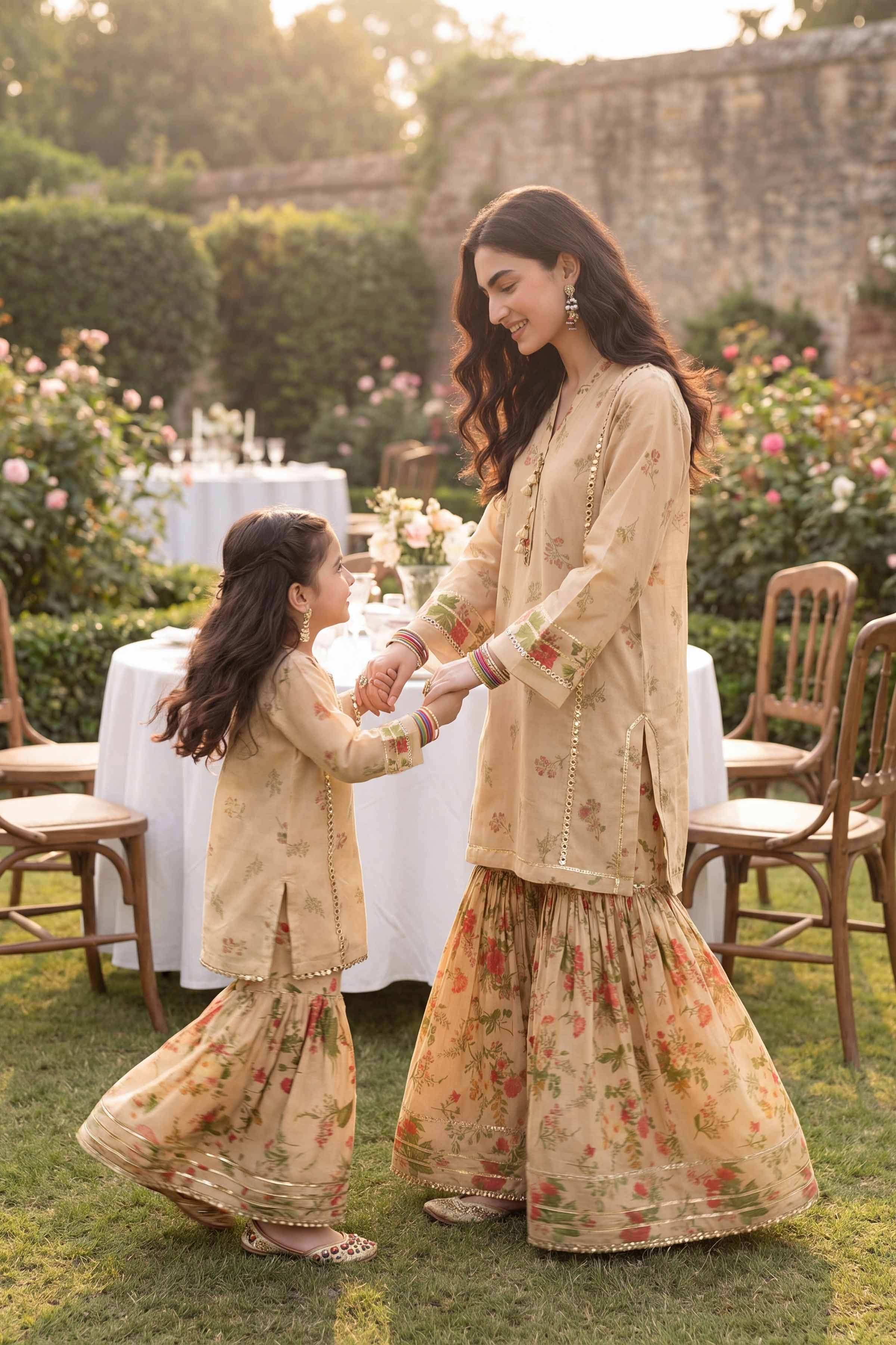 2 Piece - Printed Suit - PMD26-09 D