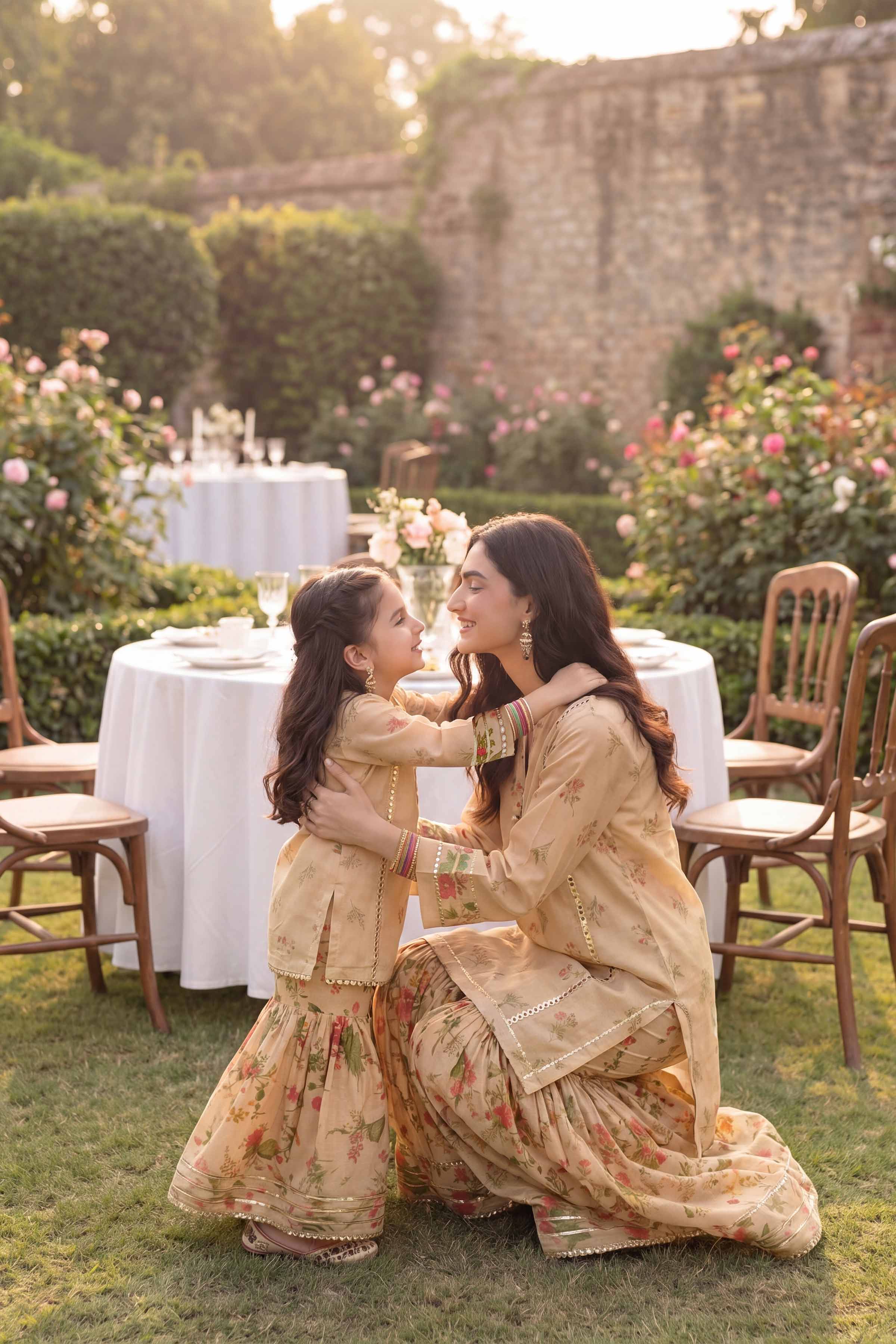 2 Piece - Printed Suit - PMD26-09 D