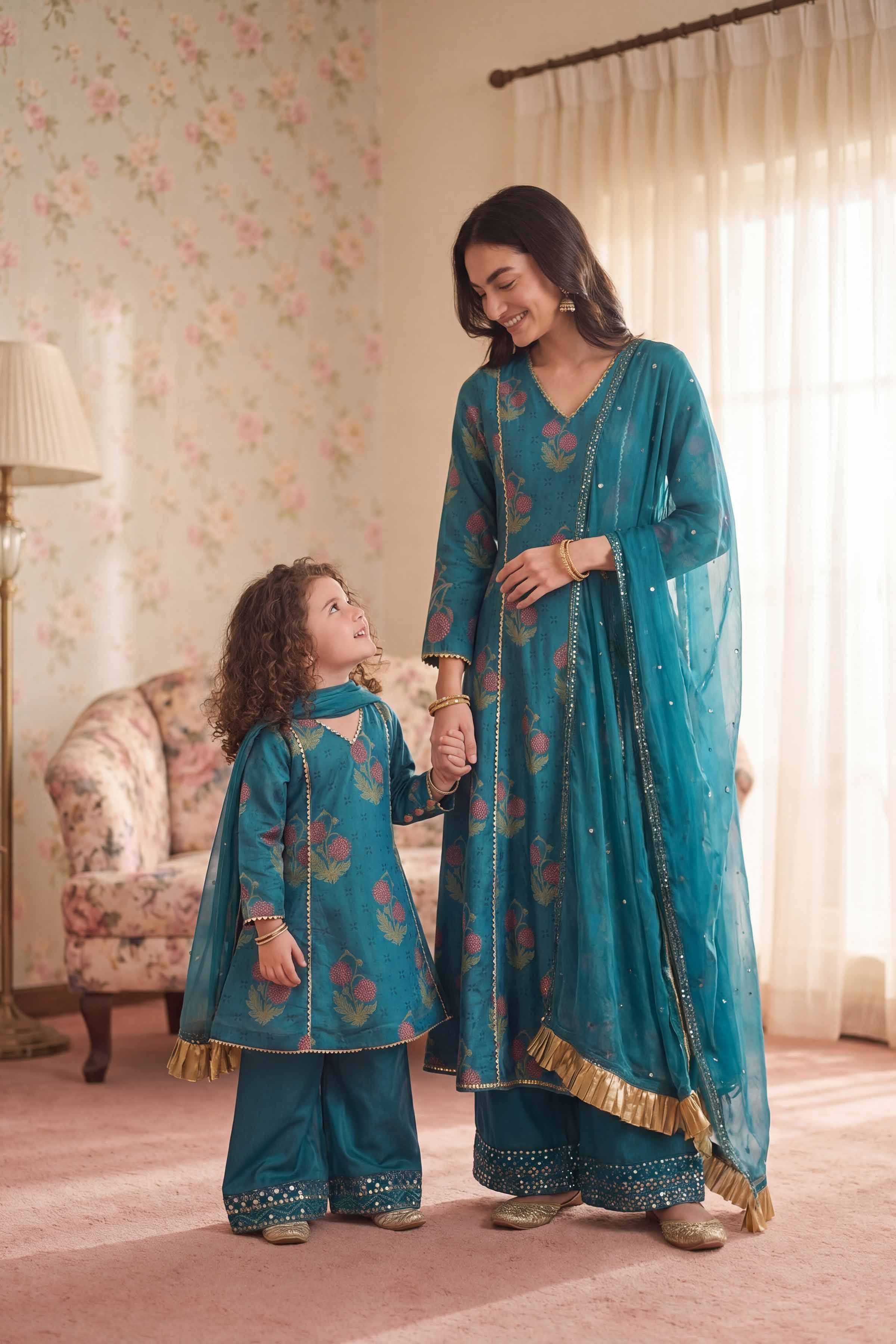 3 Piece - Embroidered Suit - PMD26-40 M