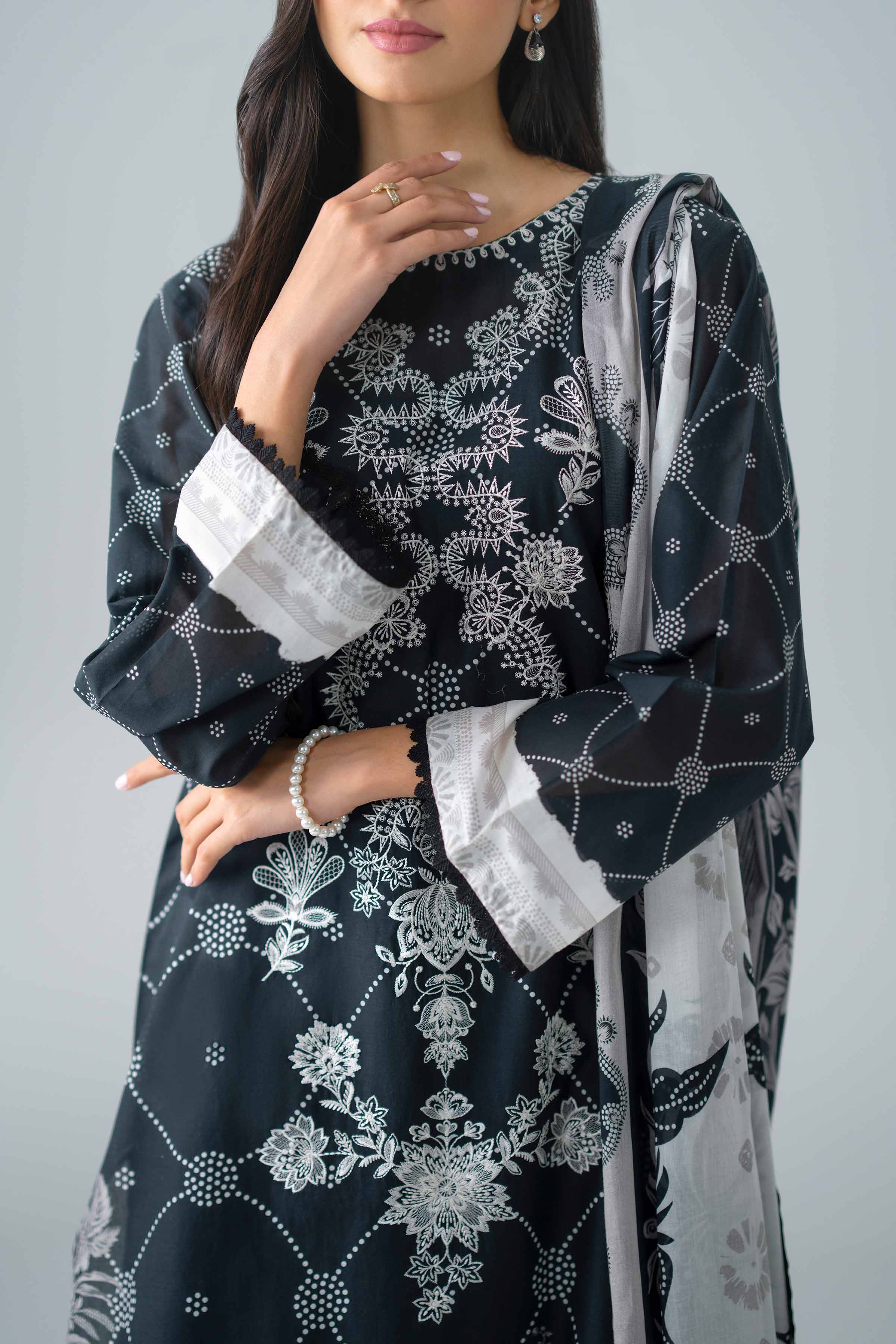 3 Piece - Embroidered Suit - PMS26-05