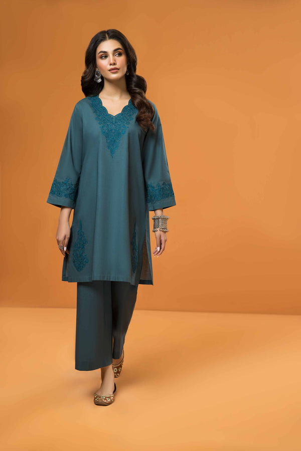 2 Piece - Embroidered Suit - PS23-189