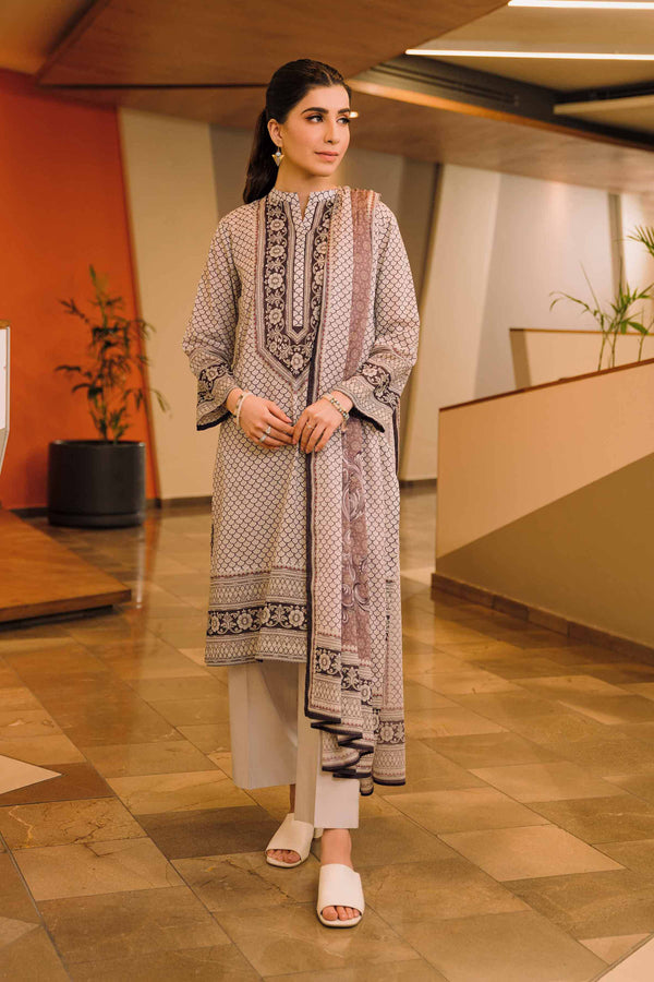 3 Piece - Printed Suit - PS23-258