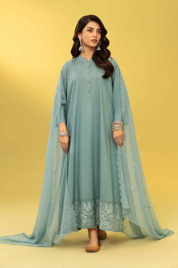 2 Piece - Embroidered Suit - PS23-296