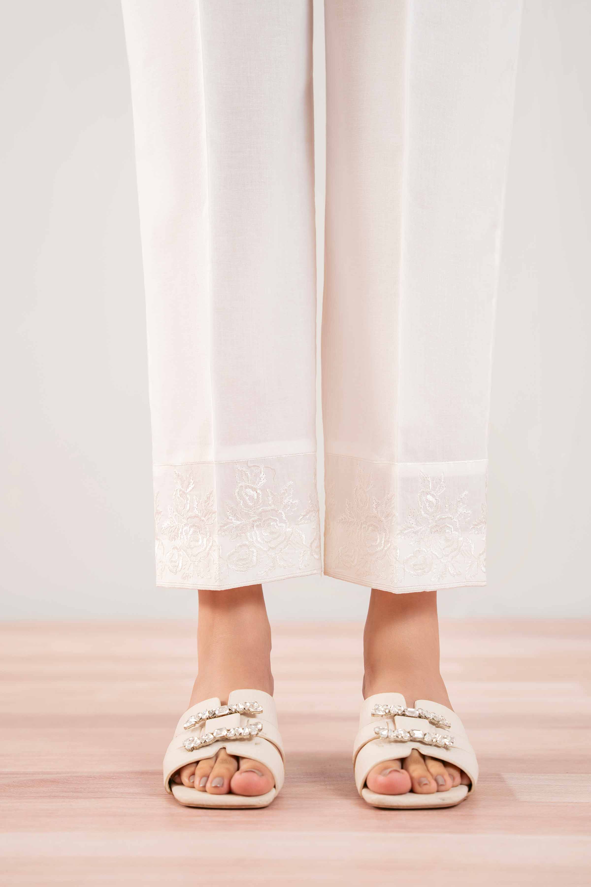 Embroidered Trousers - PS25-104