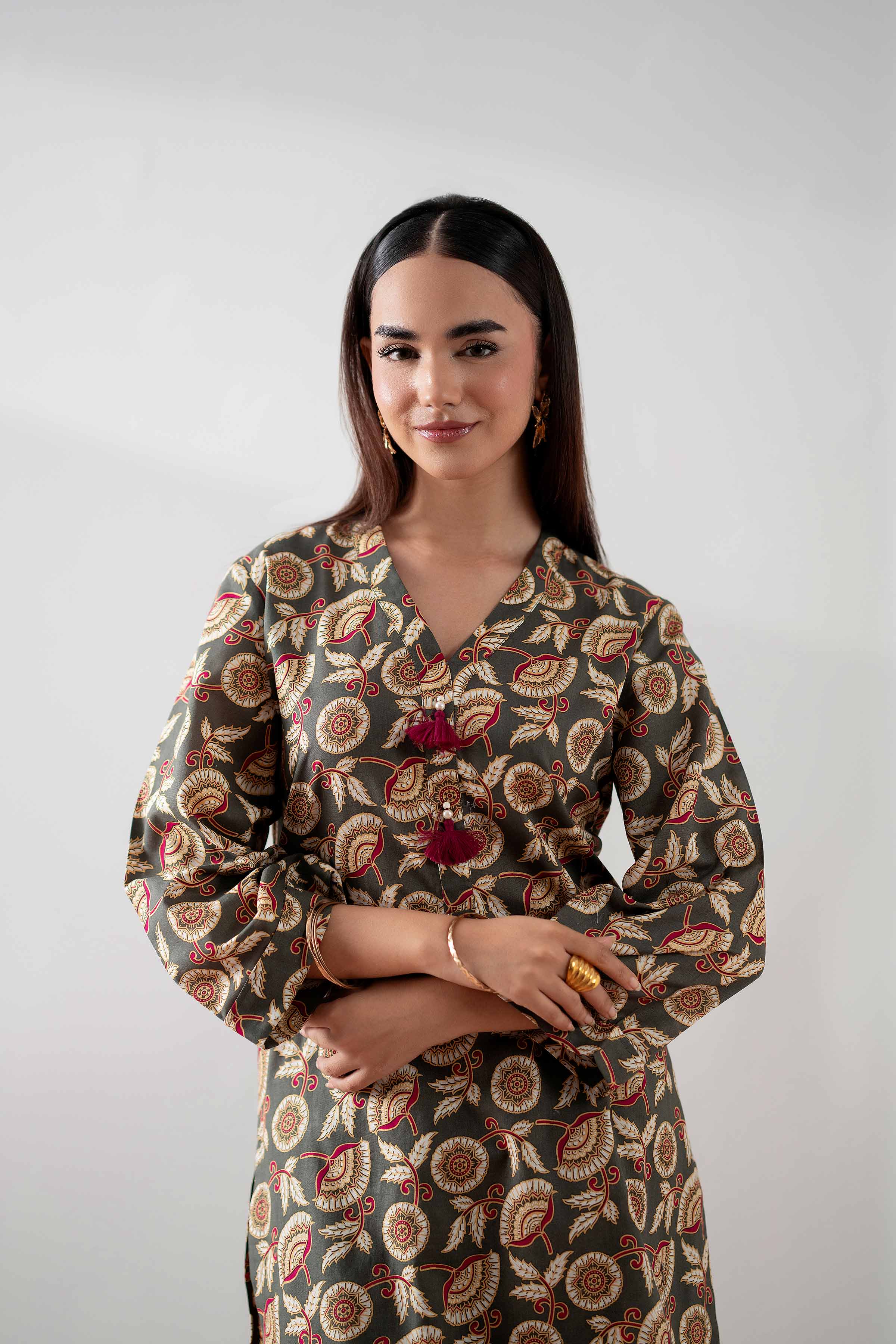 2 Piece - Printed Suit - PS25-122