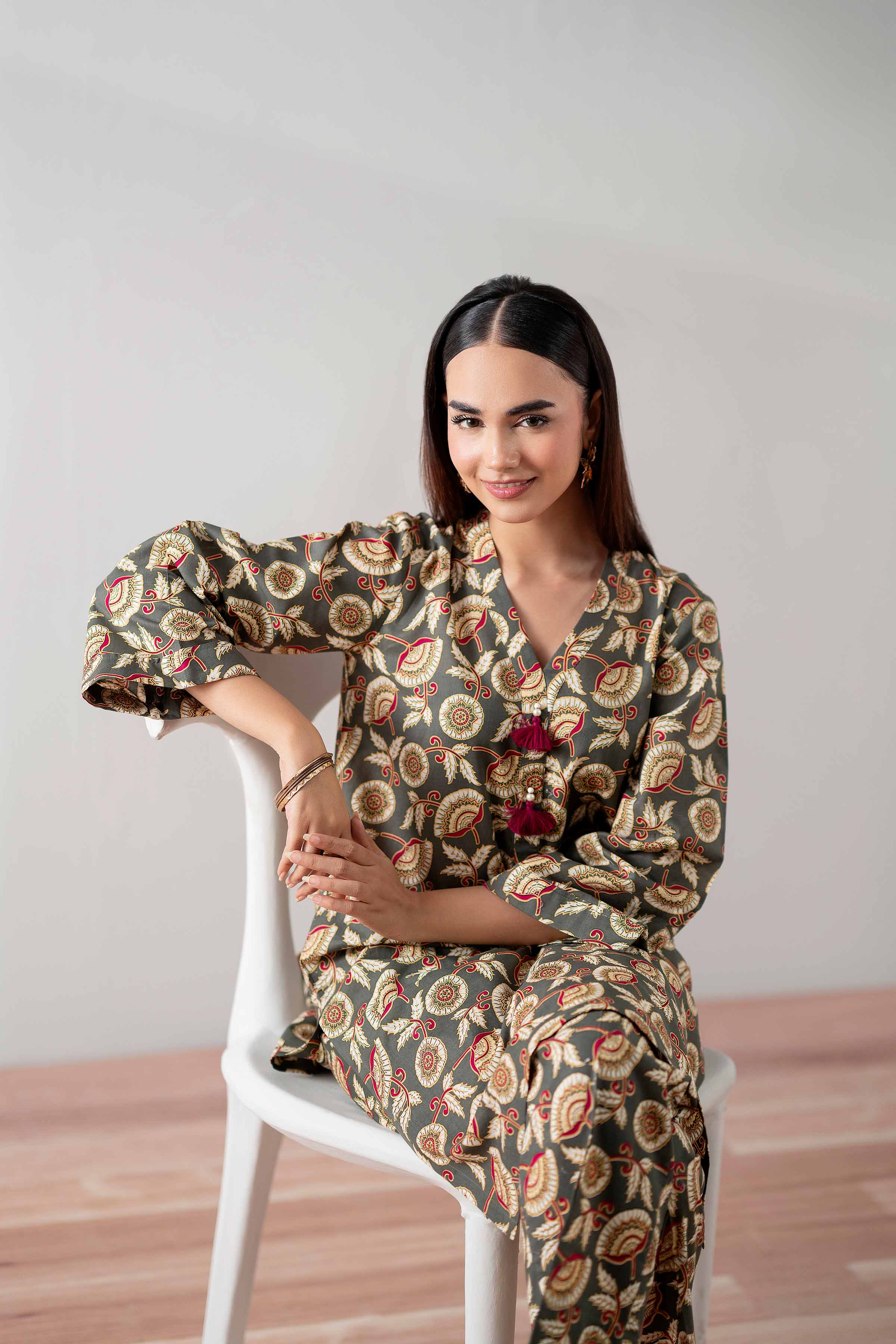 2 Piece - Printed Suit - PS25-122